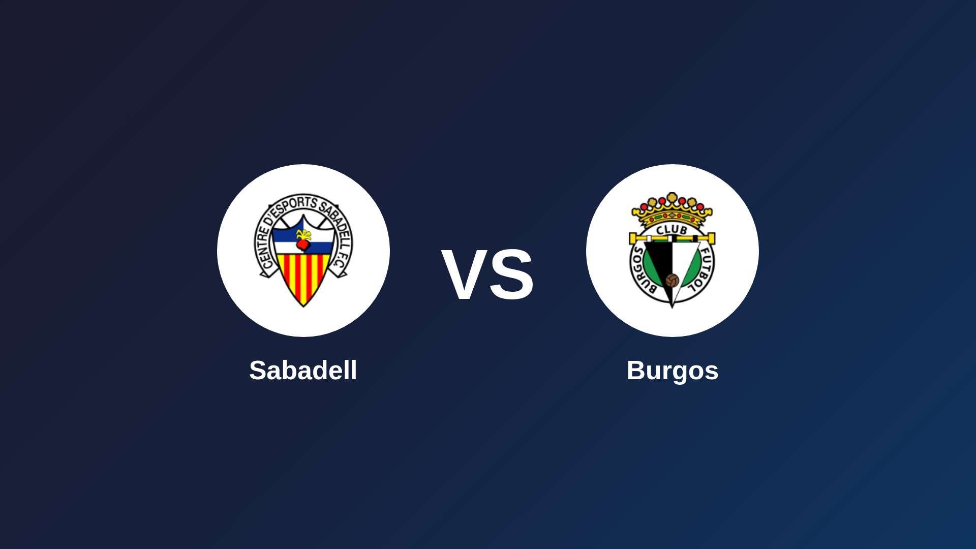 Sabadell vs Burgos