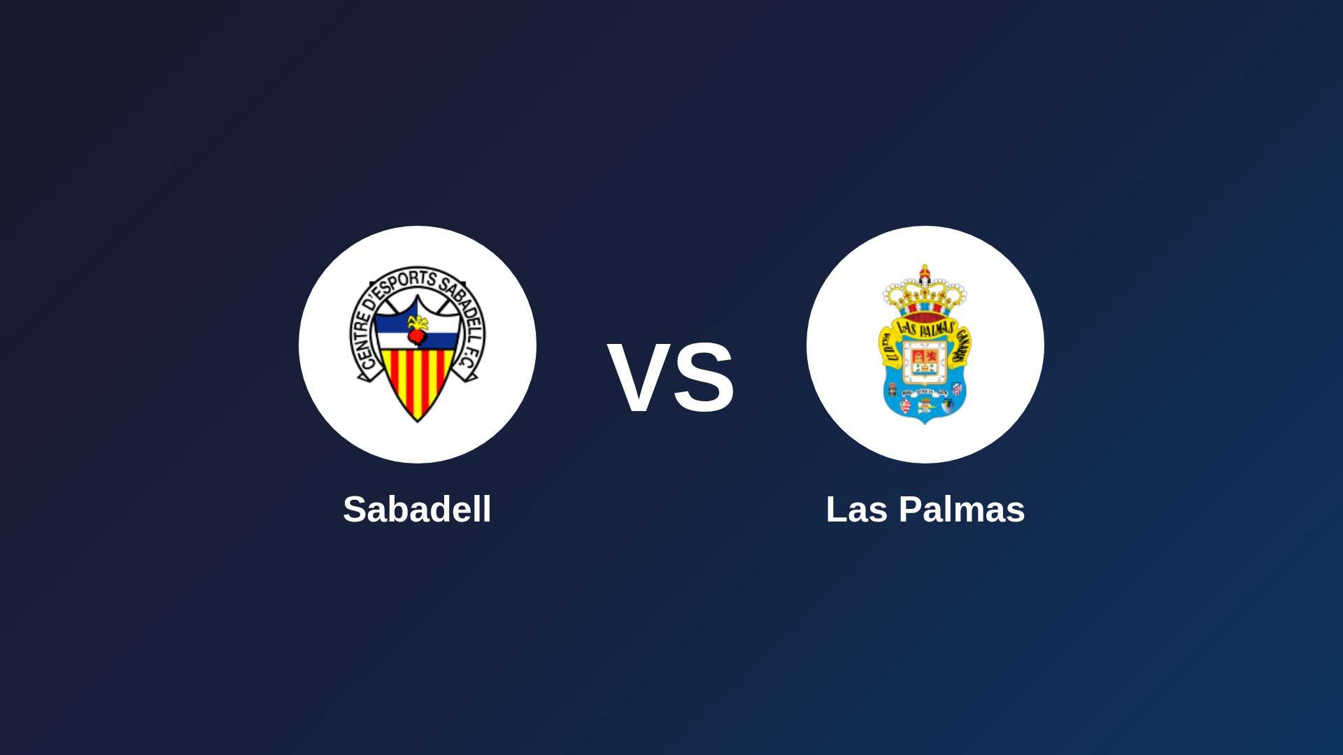 Sabadell vs Las Palmas