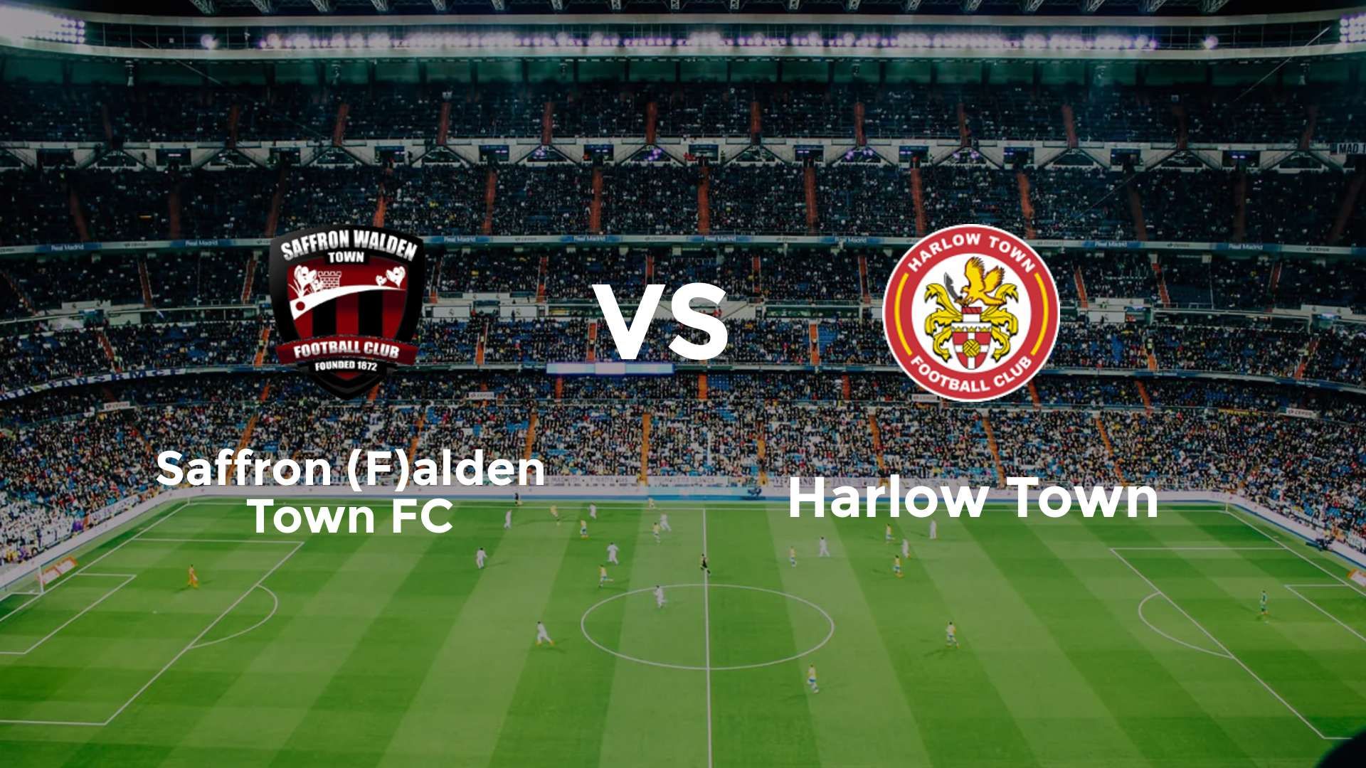 Saffron (F)alden Town FC vs Harlow Town