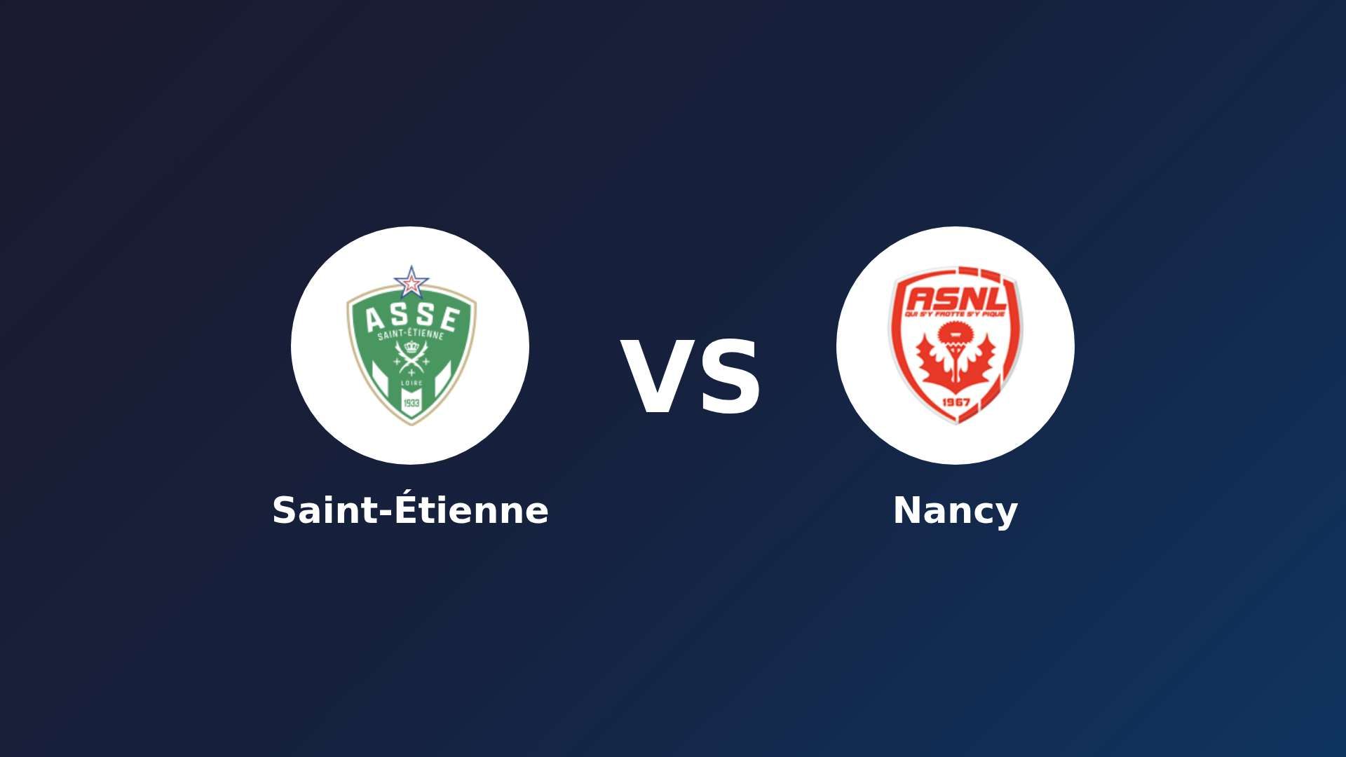 Saint-Étienne vs Nancy