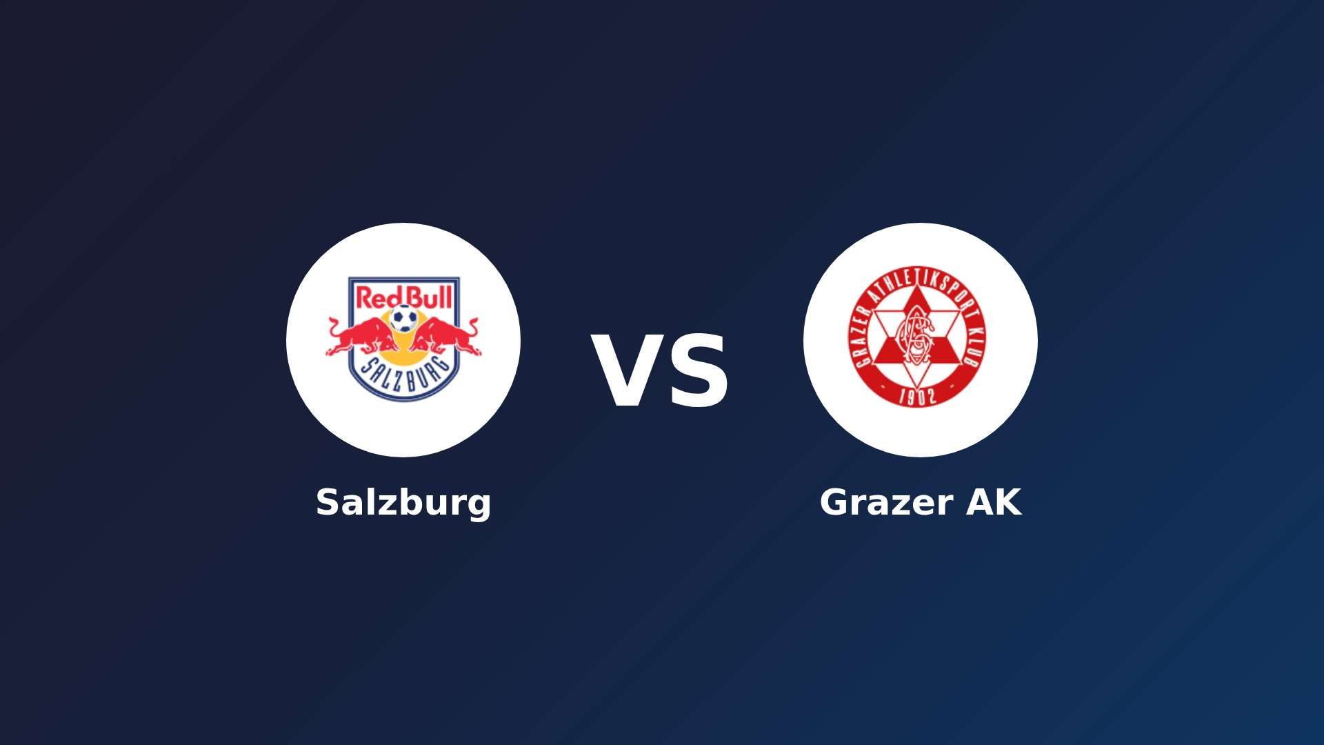 Salzburg vs Grazer AK
