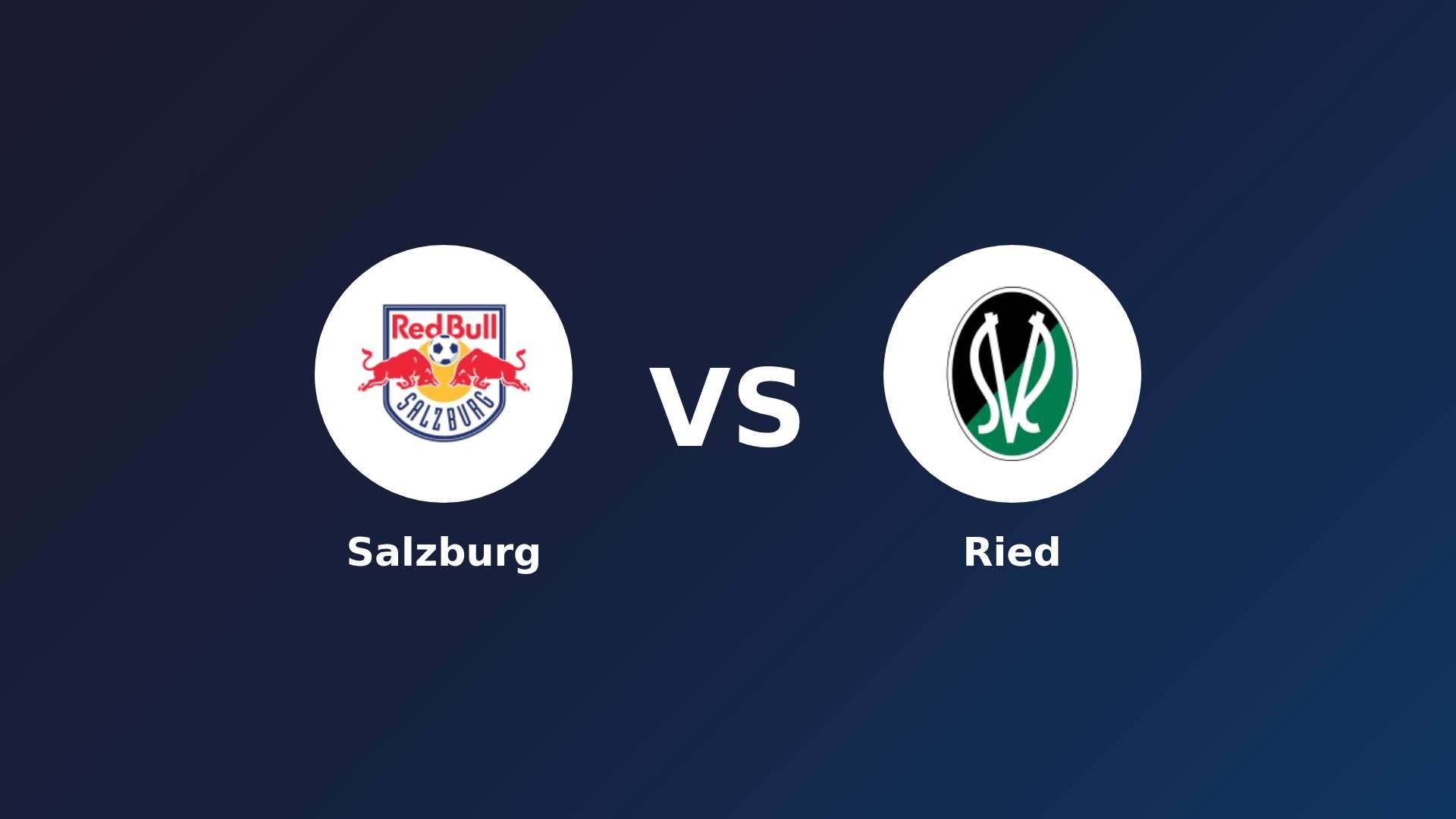 Salzburg vs Ried