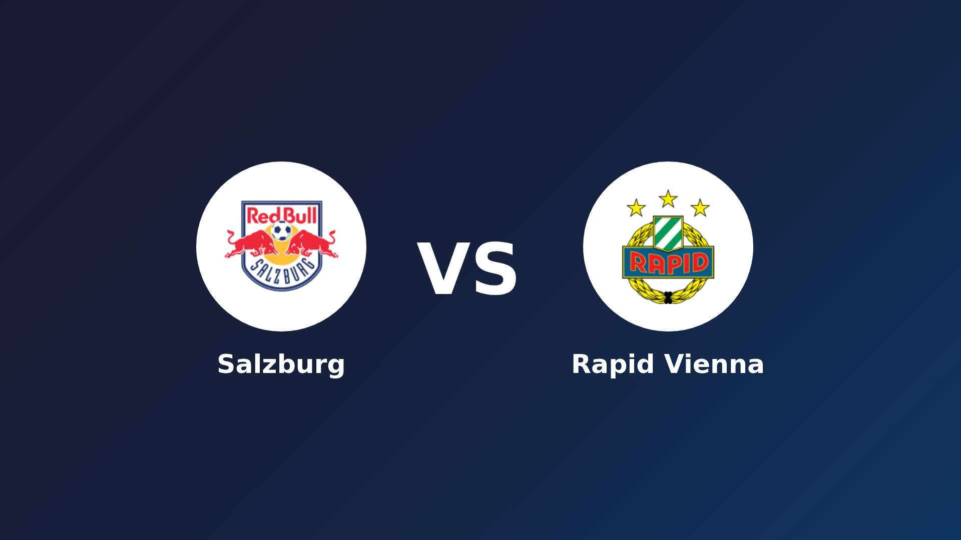 Salzburg vs SK Rapid