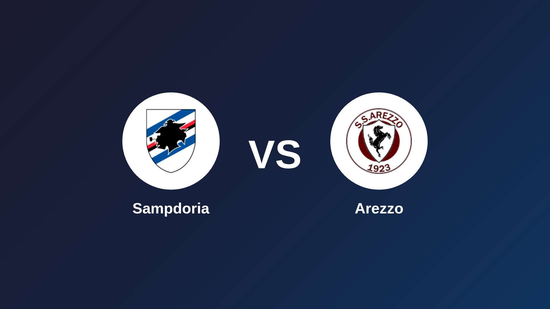 Sampdoria vs Arezzo