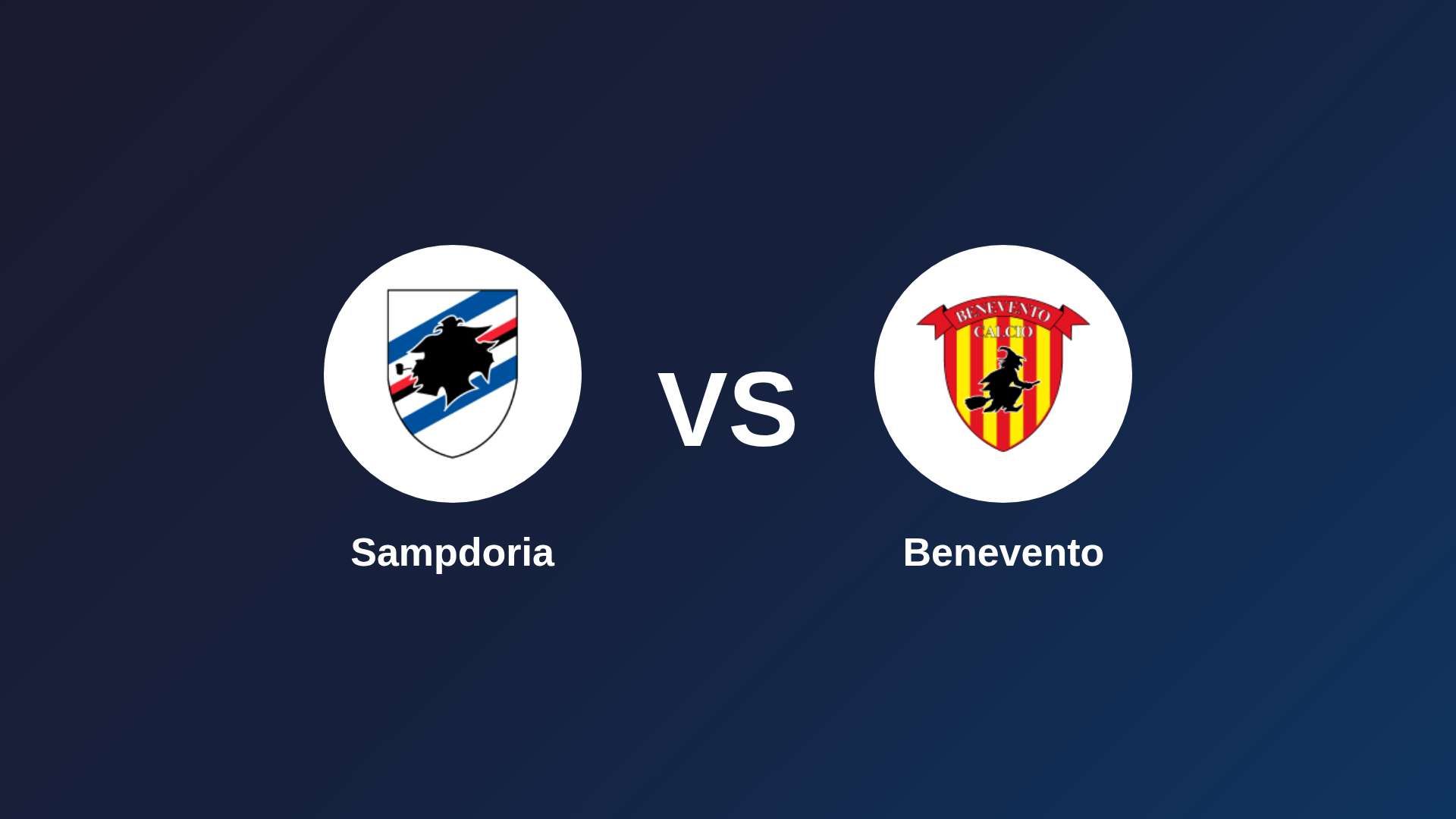 Sampdoria vs Benevento