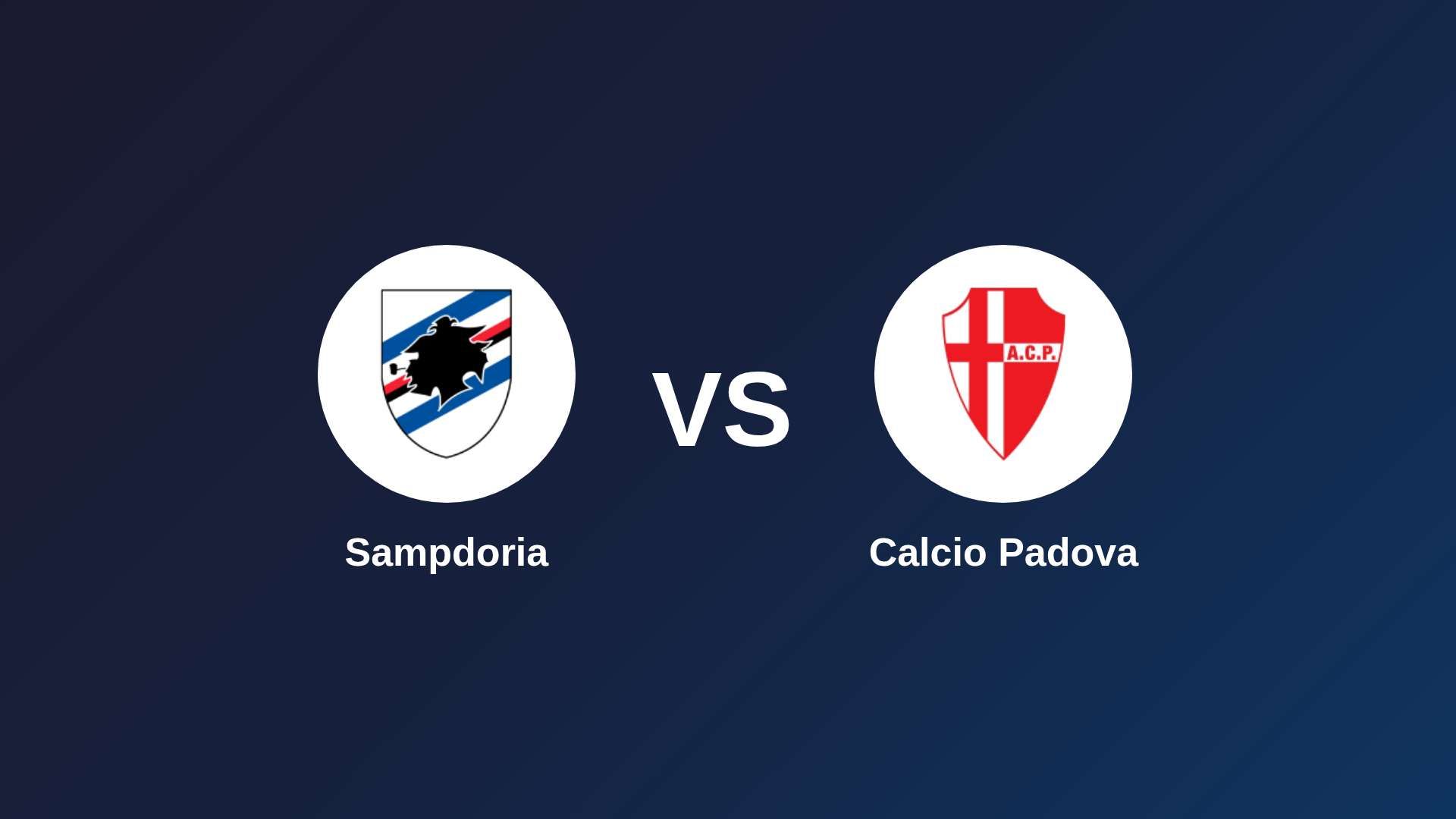 Sampdoria vs Calcio Padova
