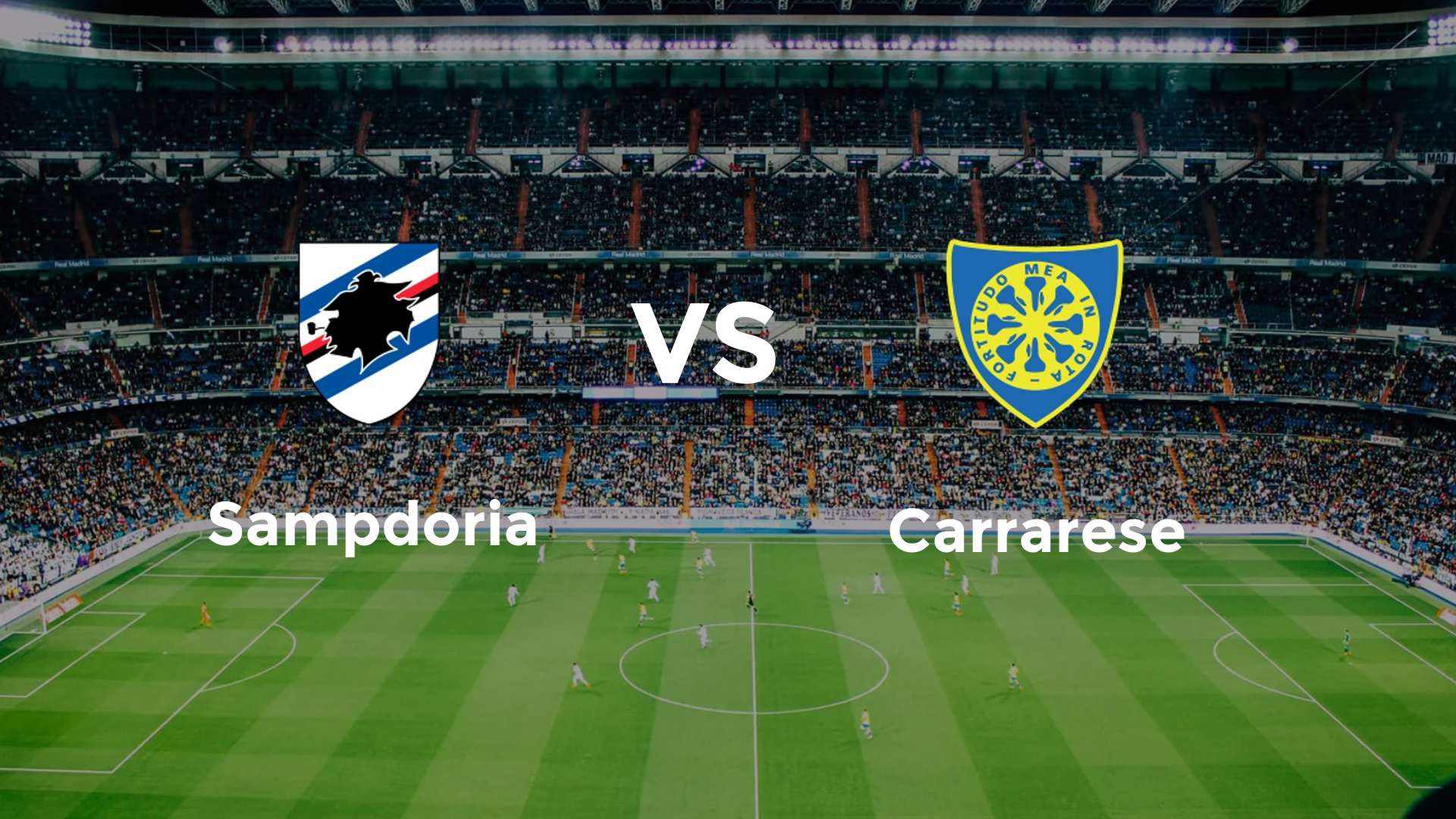 Sampdoria vs Carrarese