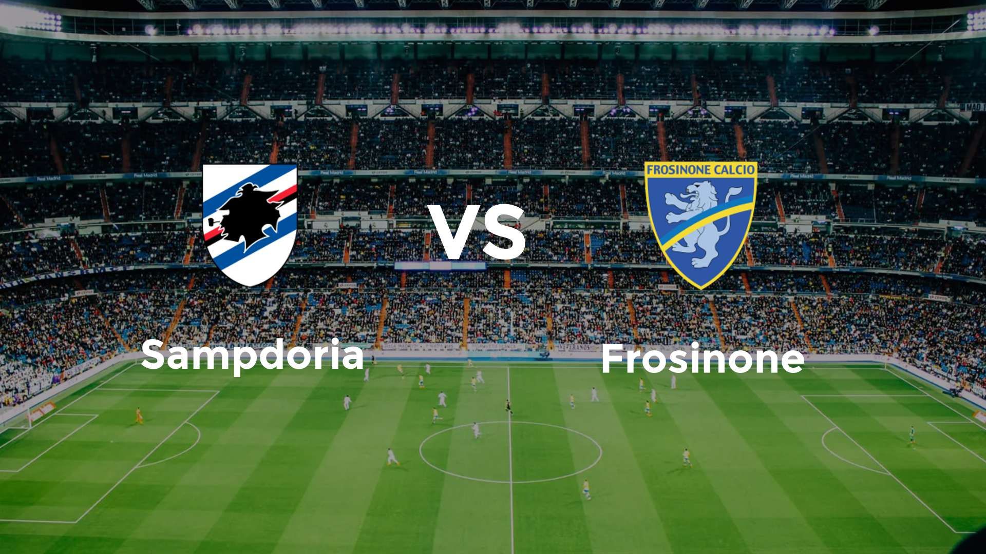 Sampdoria vs Frosinone