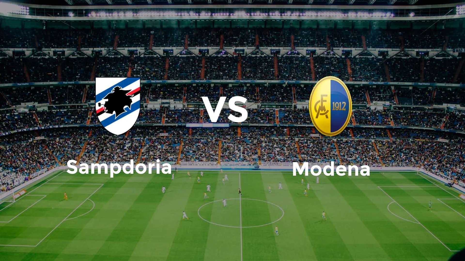 Sampdoria vs Modena