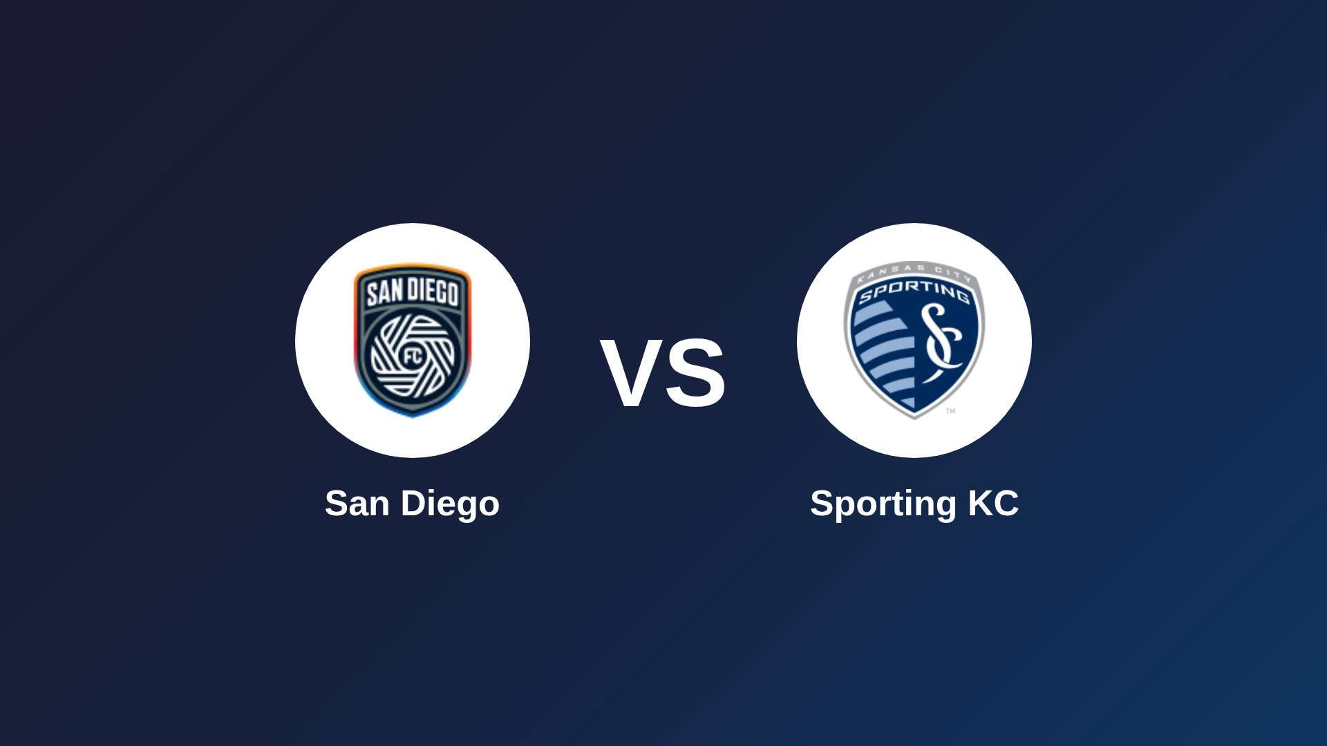 San Diego vs Sporting KC