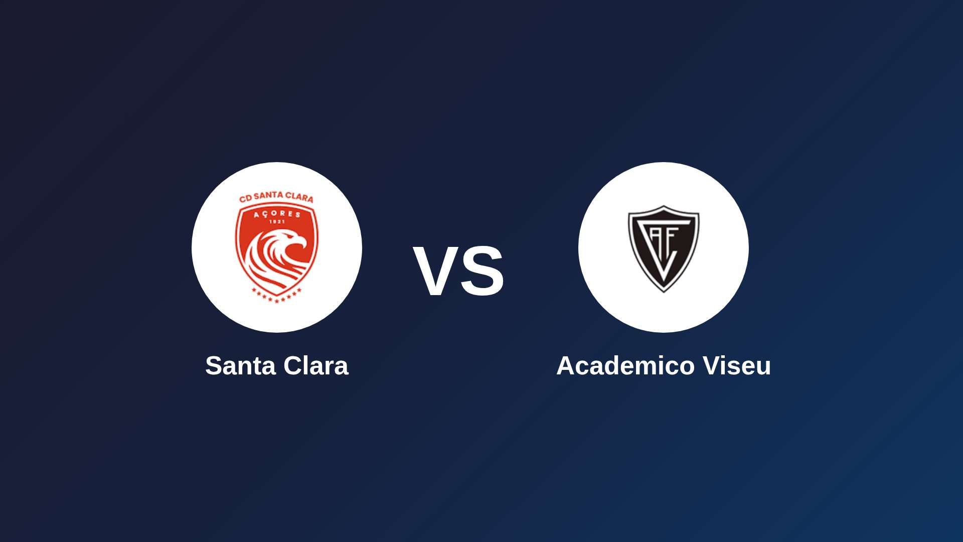 Santa Clara vs Academico Viseu
