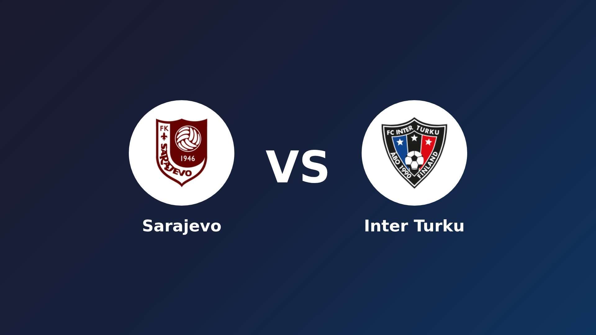 Sarajevo vs Inter Turku