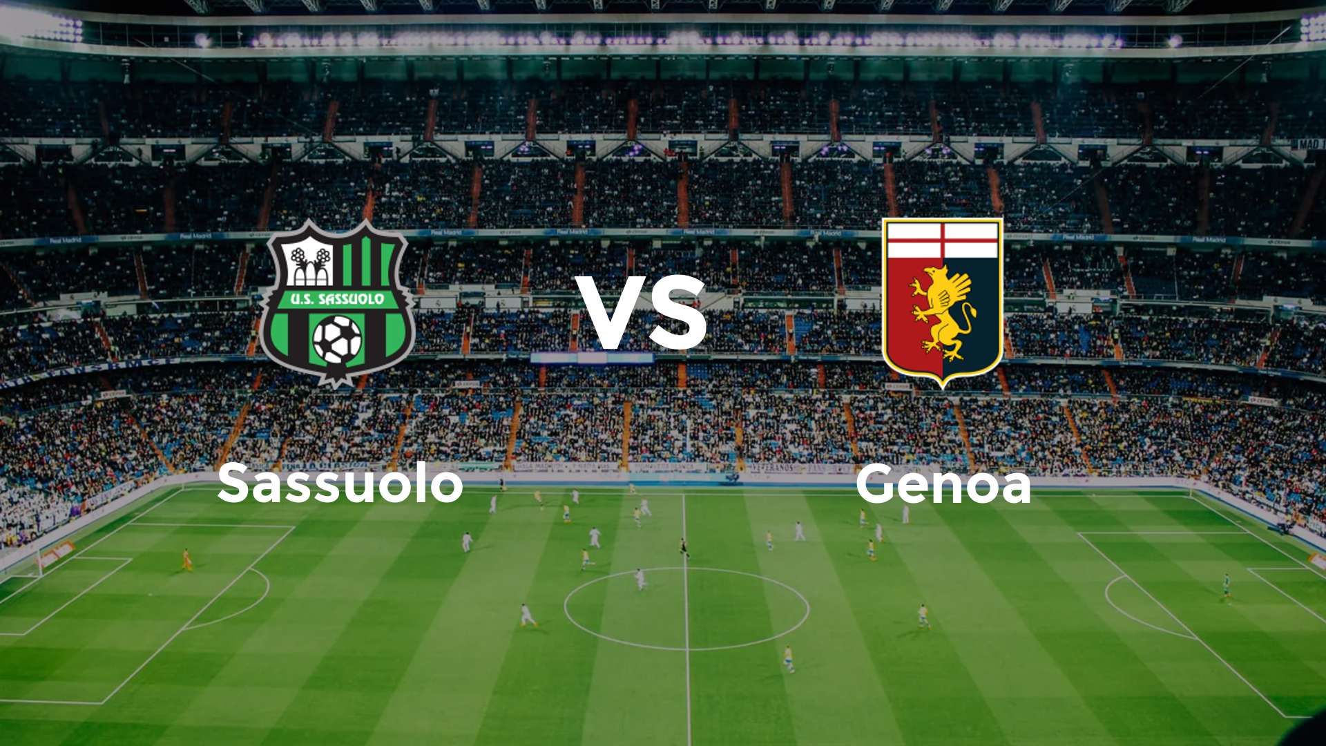 Sassuolo vs Genoa