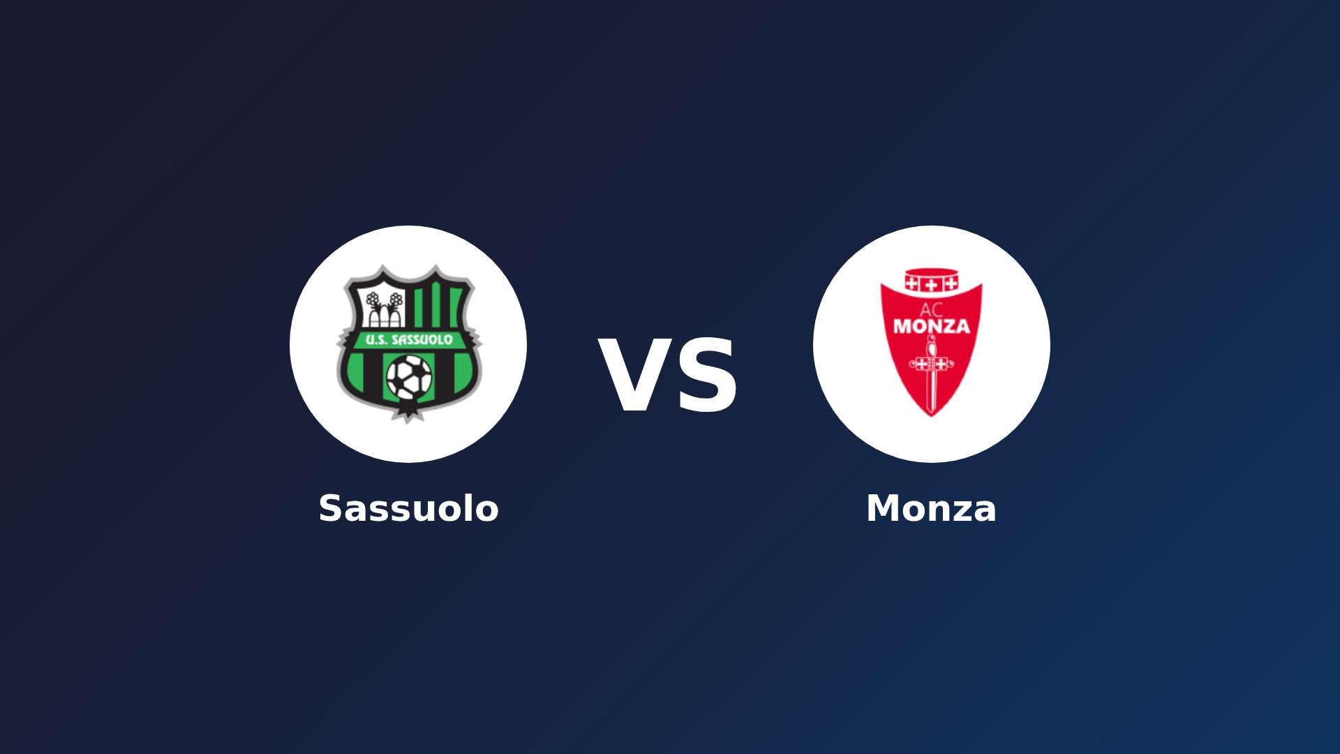 Sassuolo vs Monza