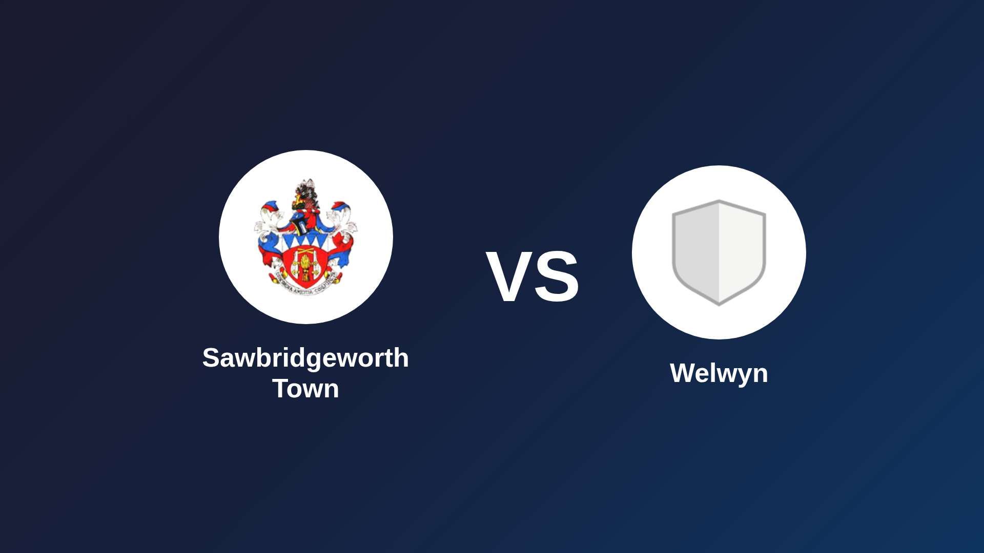 Sawbridgeworth Town vs (F)elwyn