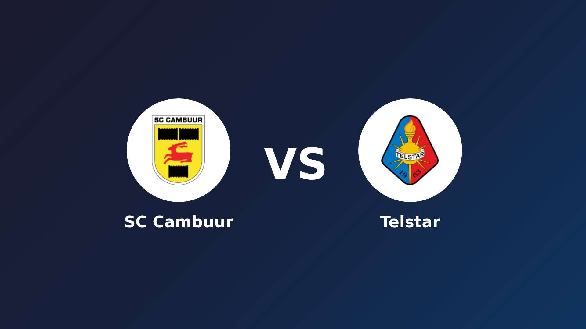 SC Cambuur vs Telstar