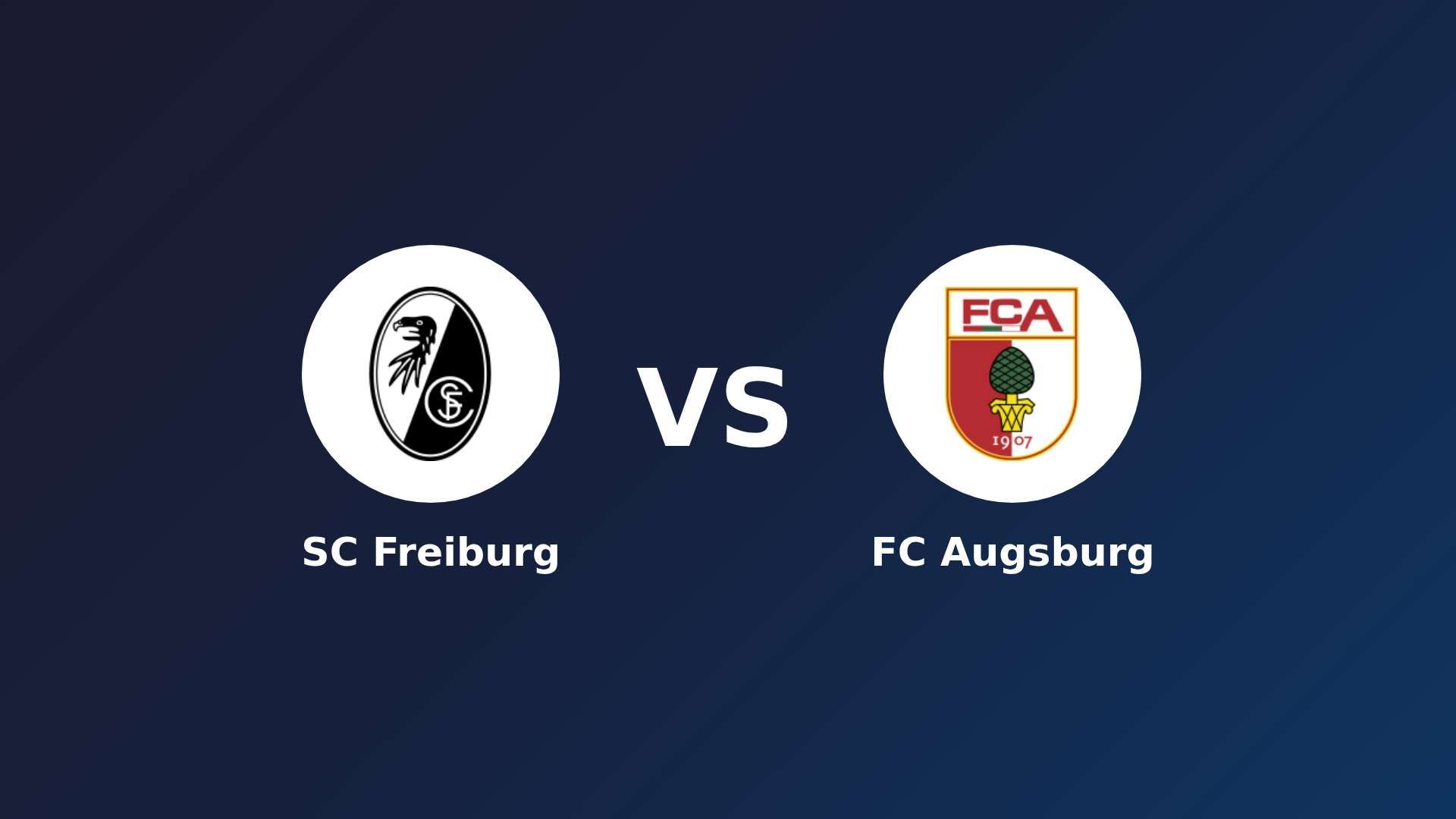 SC Freiburg vs FC Augsburg