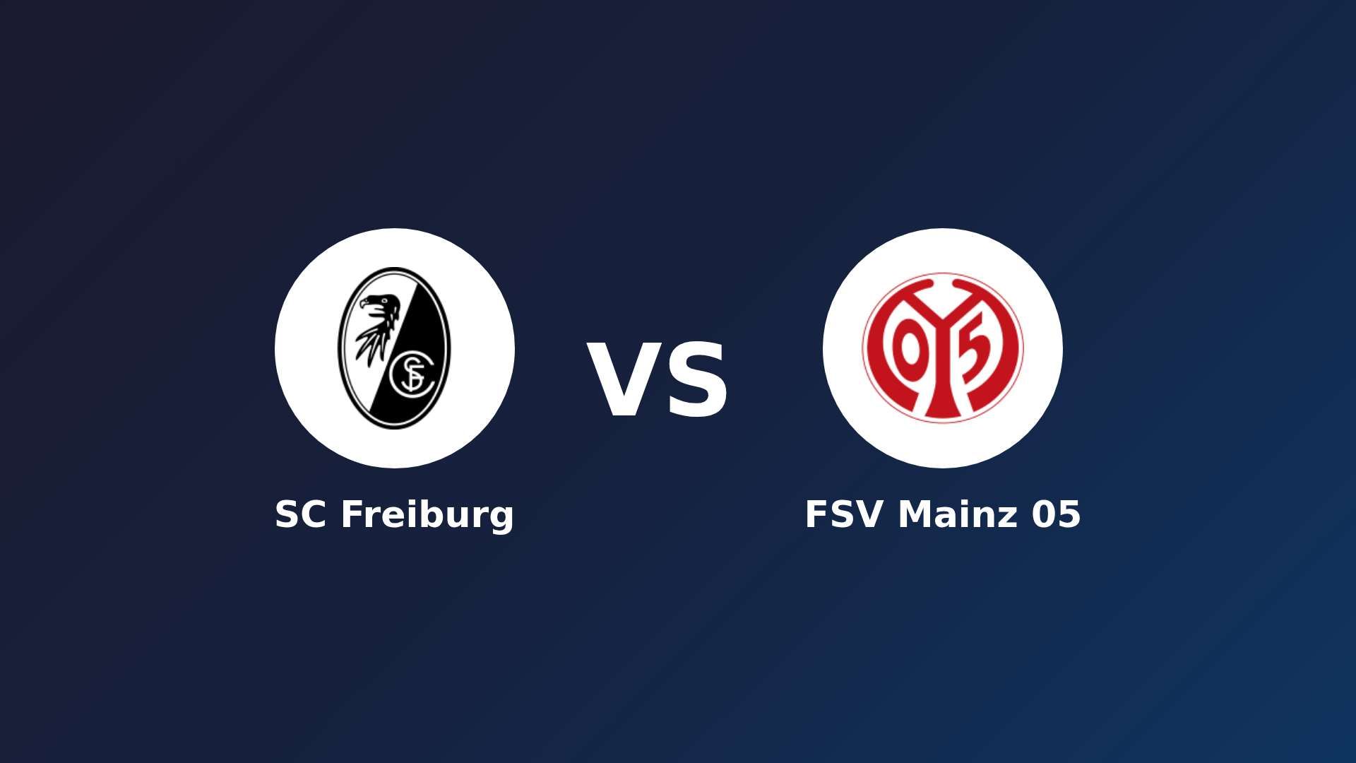 SC Freiburg vs FSV Mainz 05