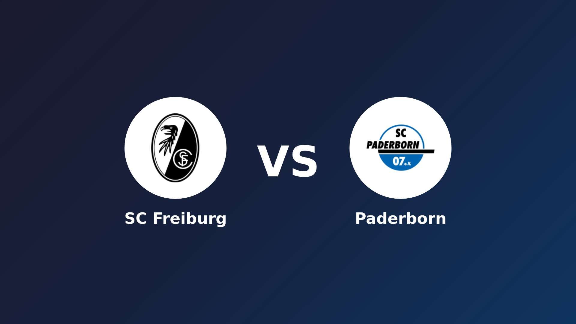 SC Freiburg vs Paderborn