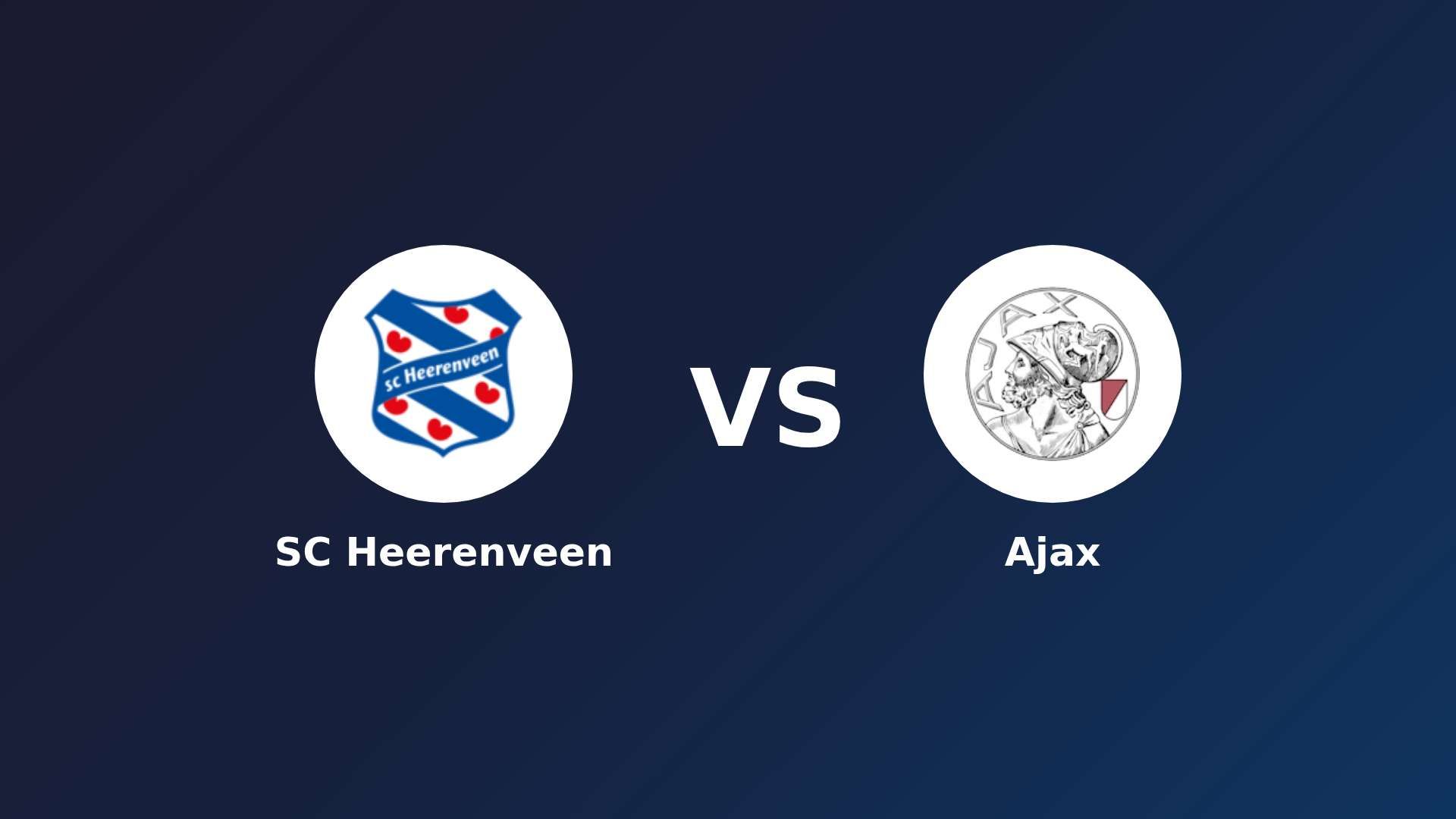 SC Heerenveen vs Ajax