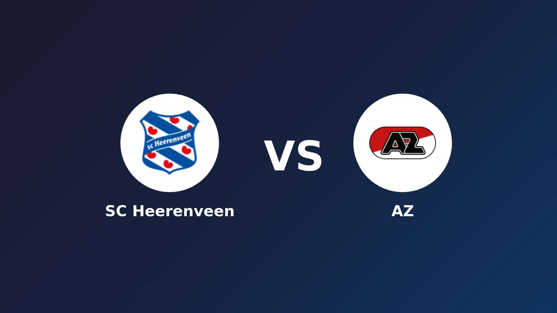 SC Heerenveen vs AZ
