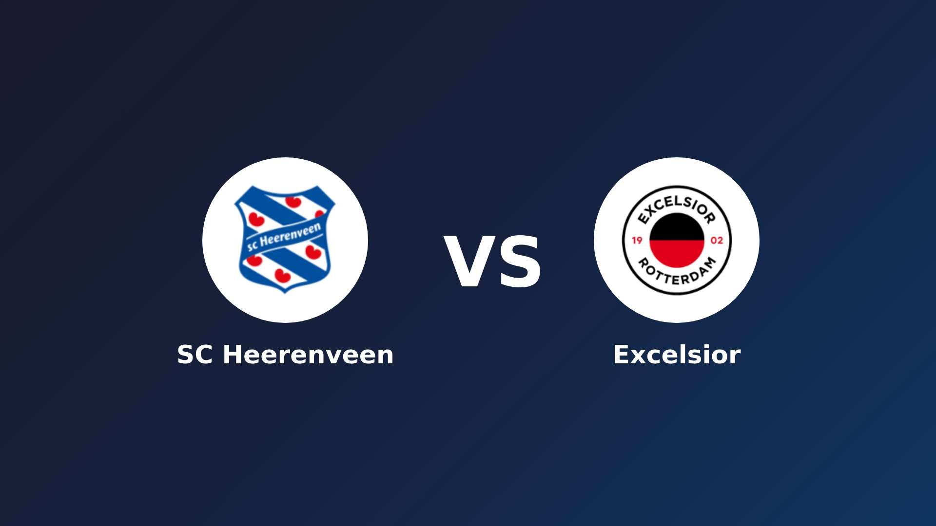SC Heerenveen vs Excelsior