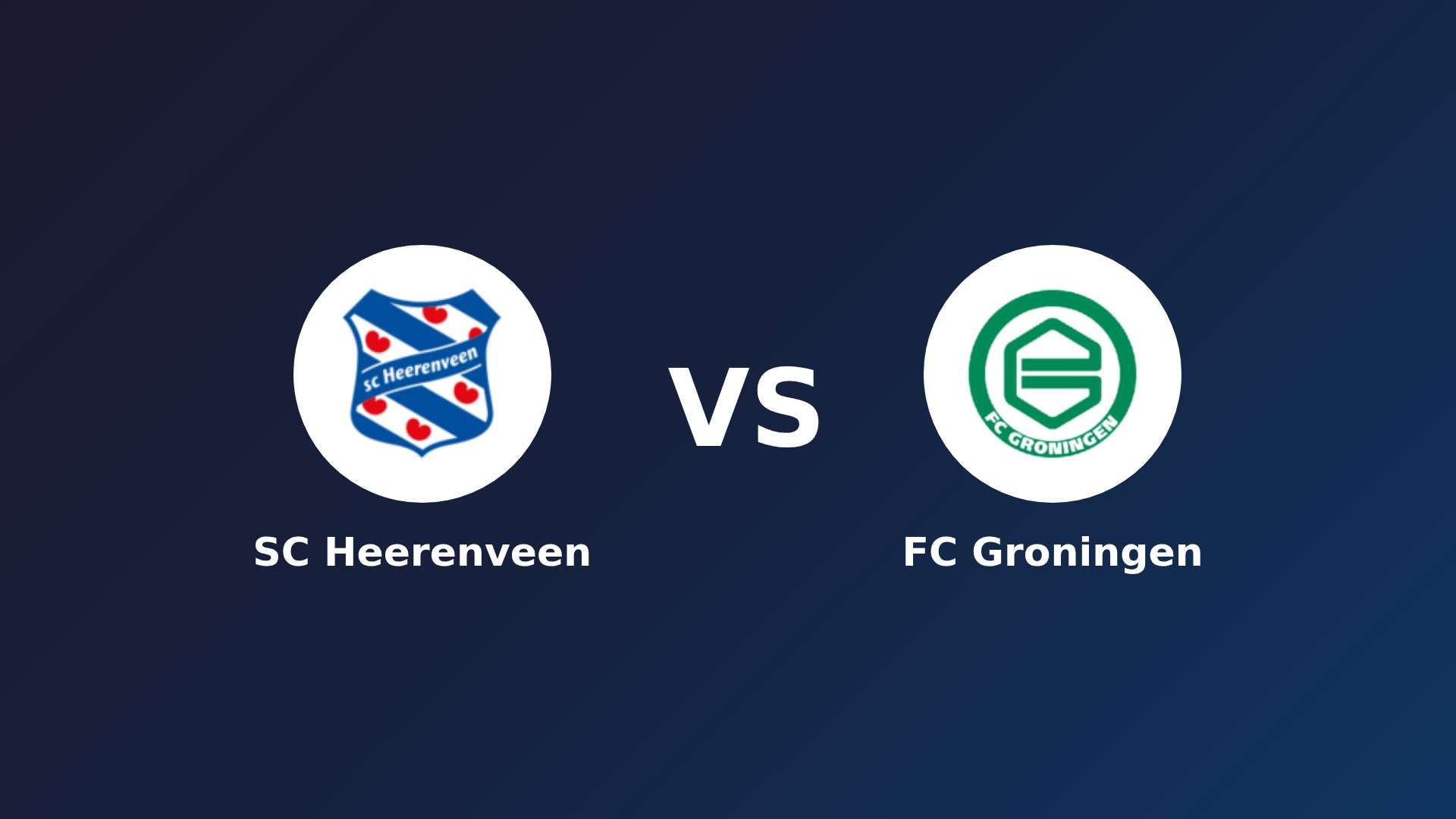 SC Heerenveen vs FC Groningen