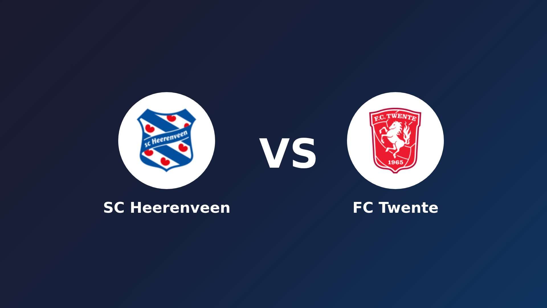 SC Heerenveen vs FC Twente
