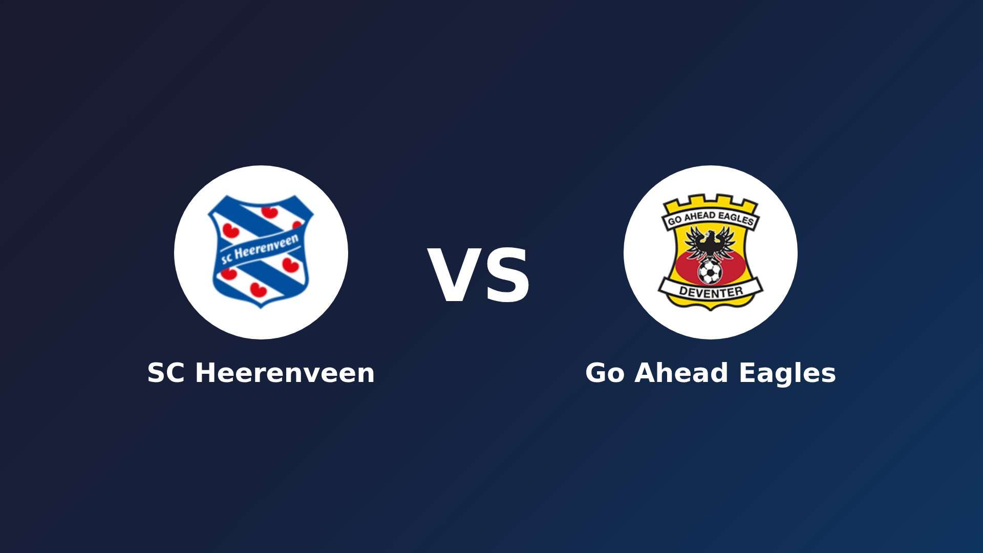 SC Heerenveen vs Go Ahead Eagles