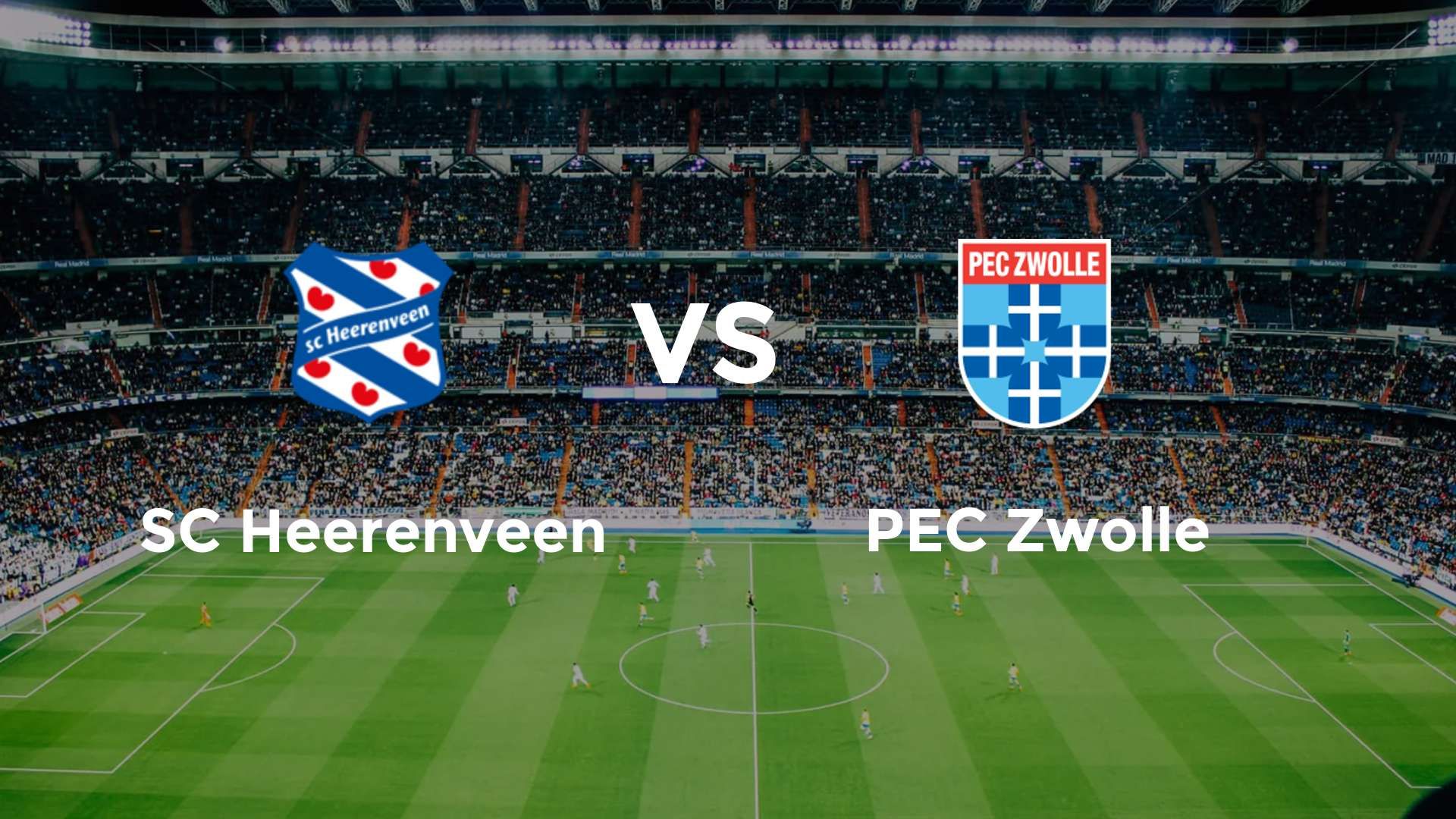 SC Heerenveen vs PEC Zwolle