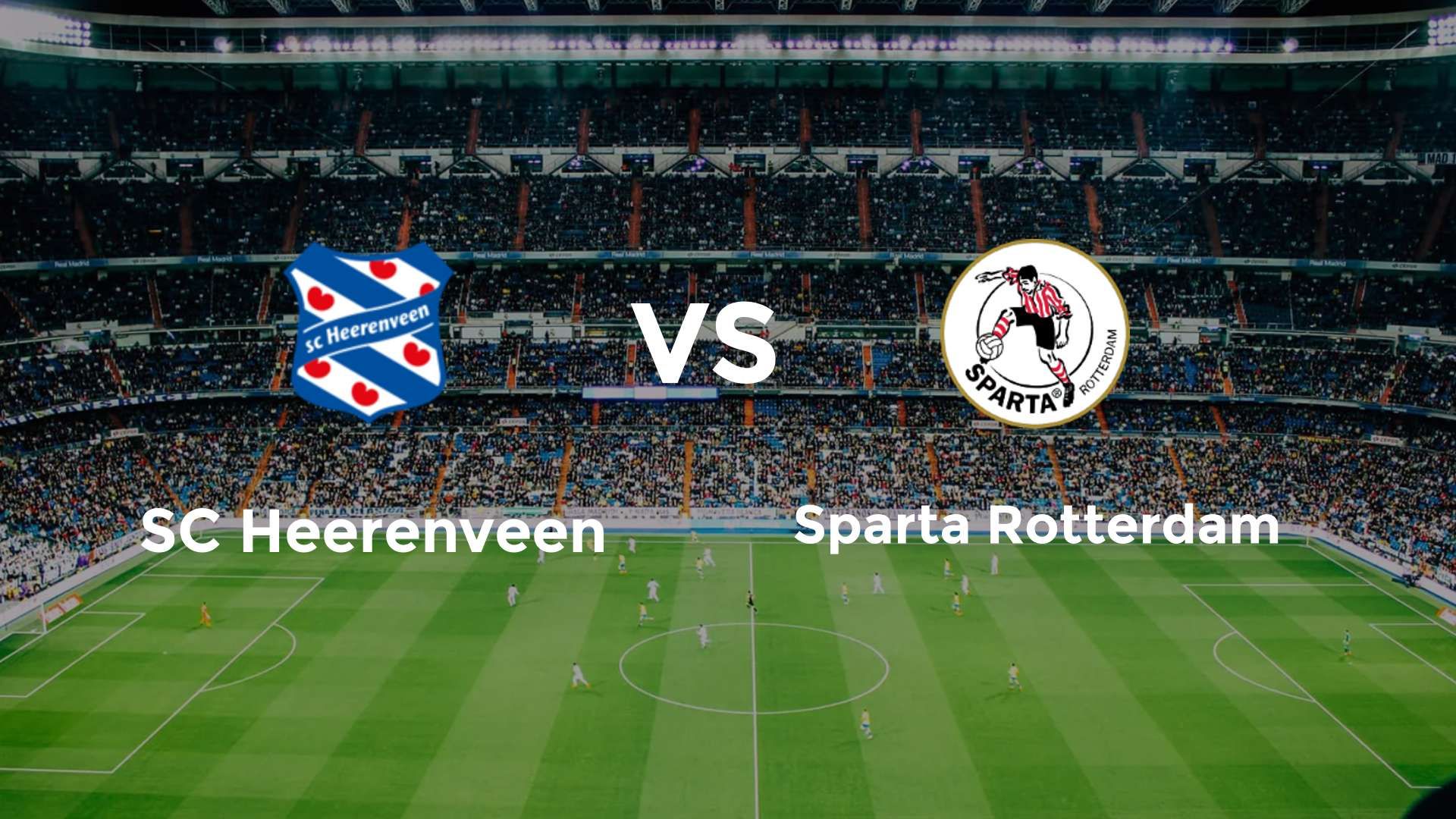 SC Heerenveen vs Sparta Rotterdam