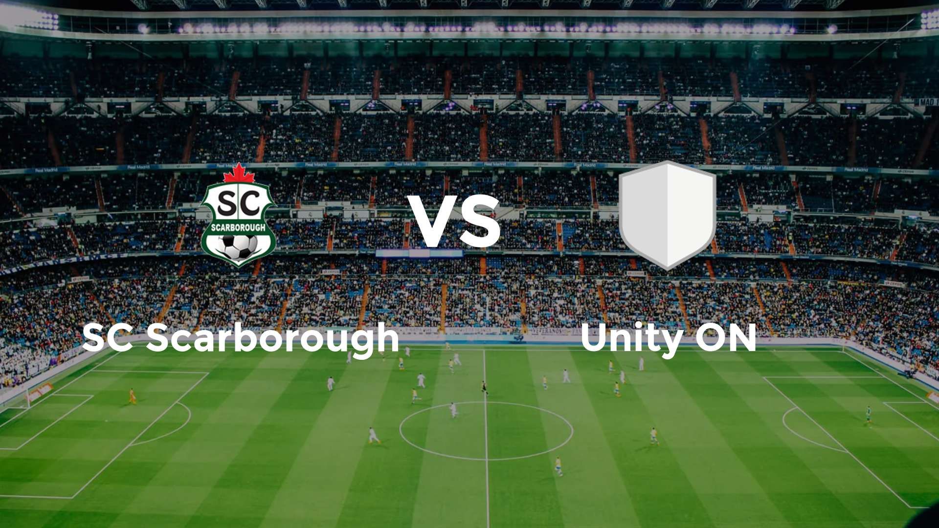 SC Scarborough vs Unity ON