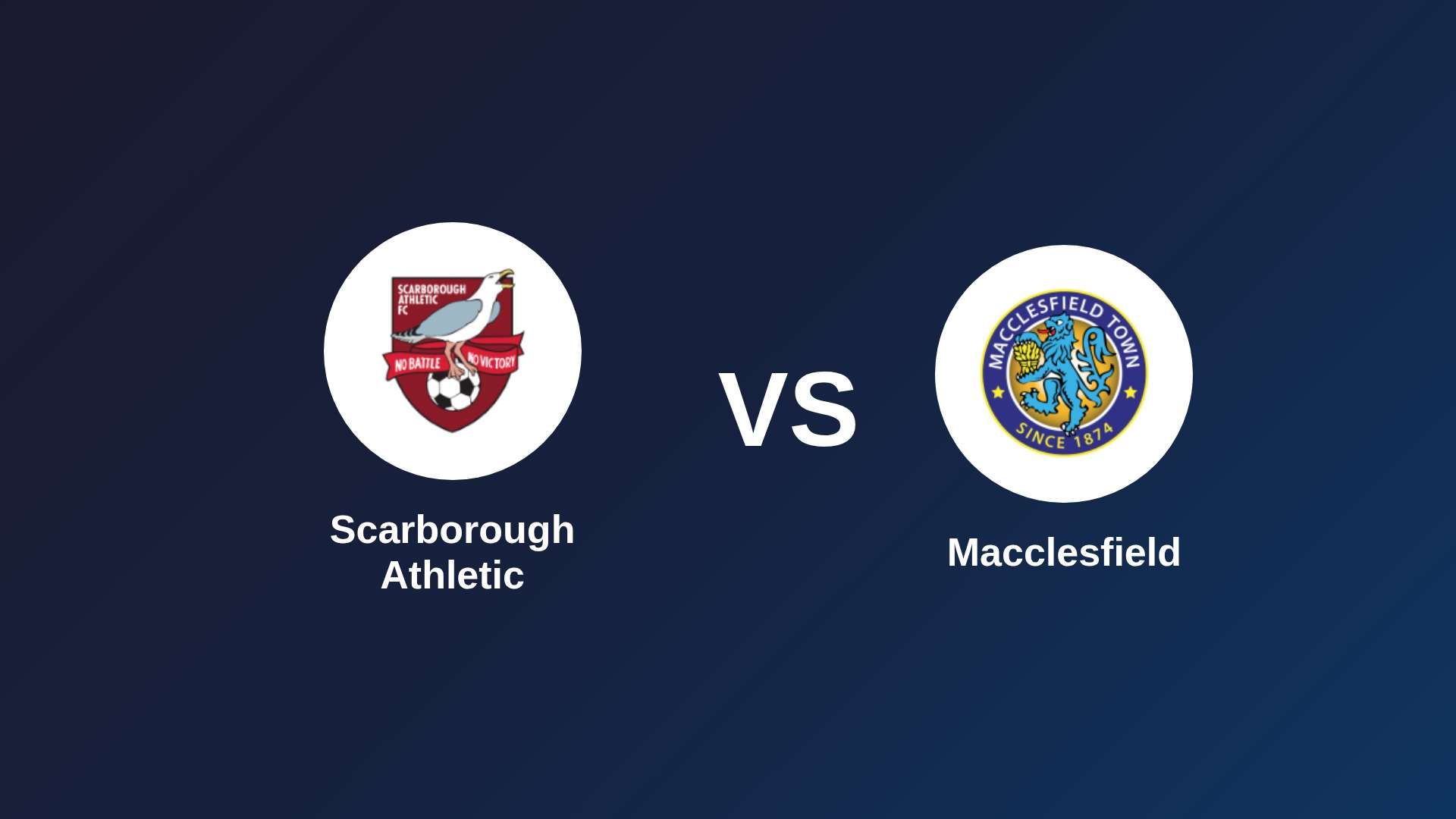 Scarborough Athletic vs Macclesfield