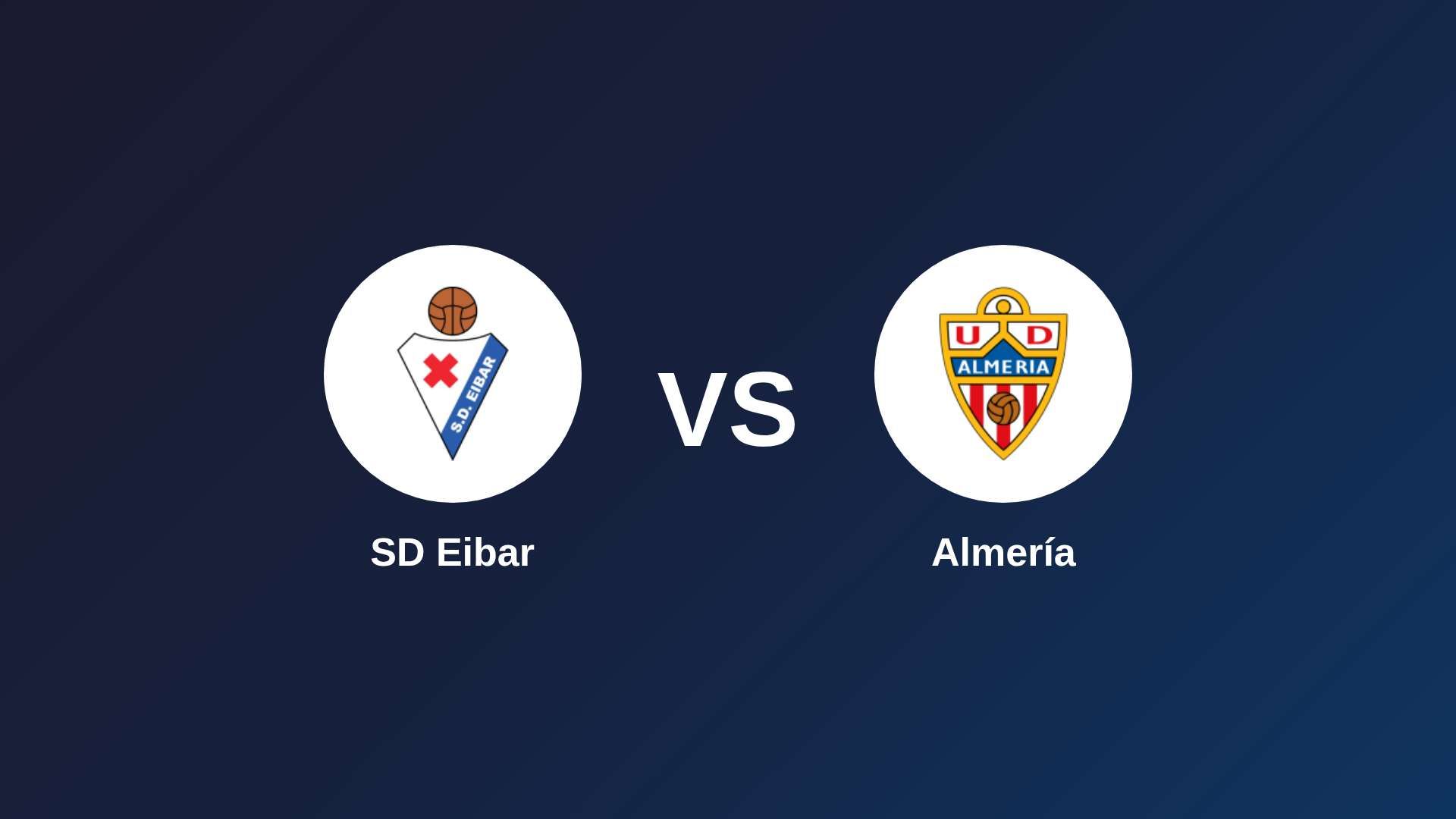 SD Eibar vs Almería