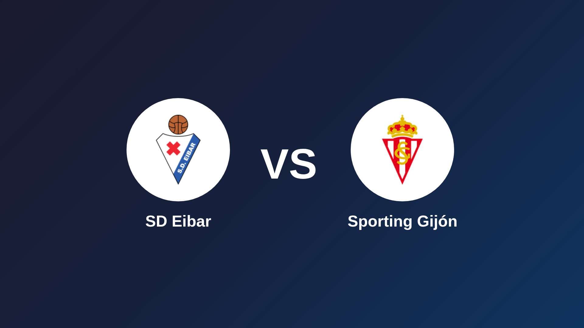 SD Eibar vs Sporting Gijón