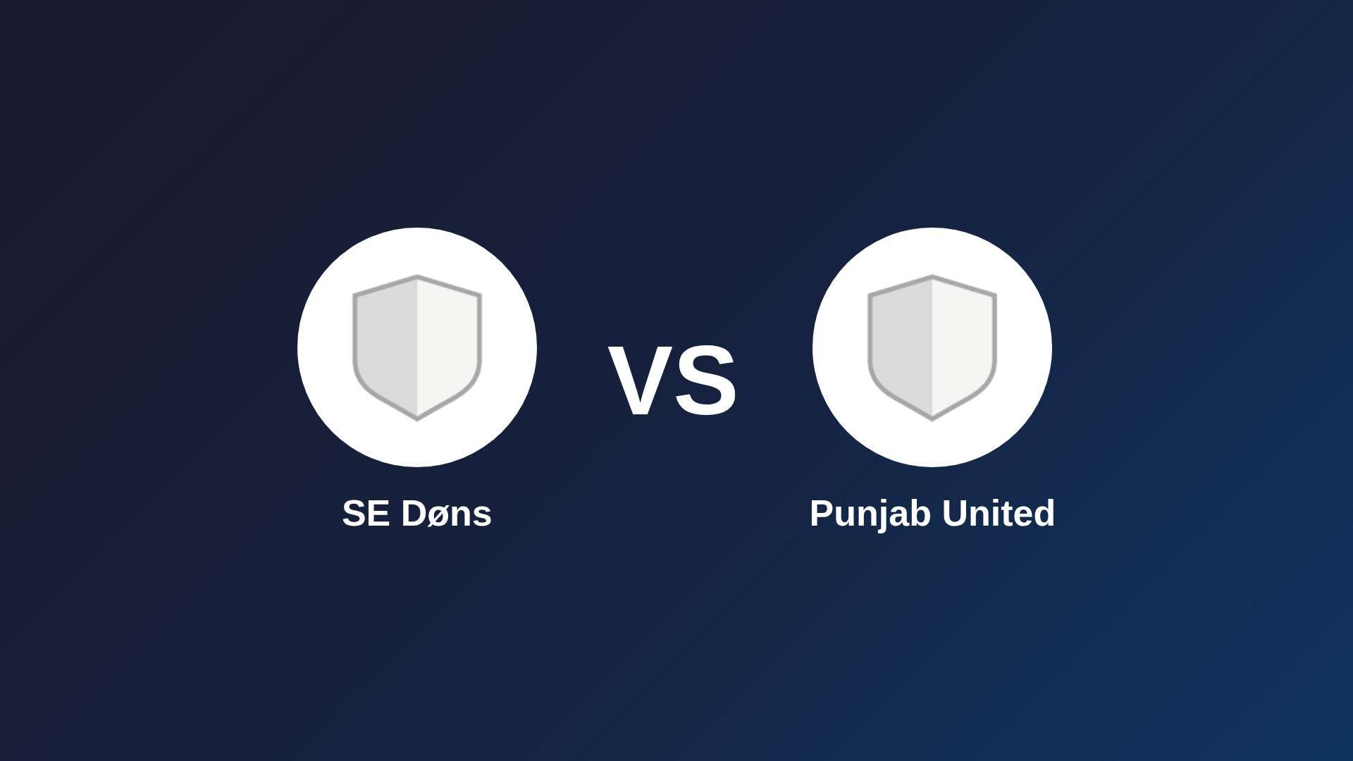 SE Døns vs Punjab United