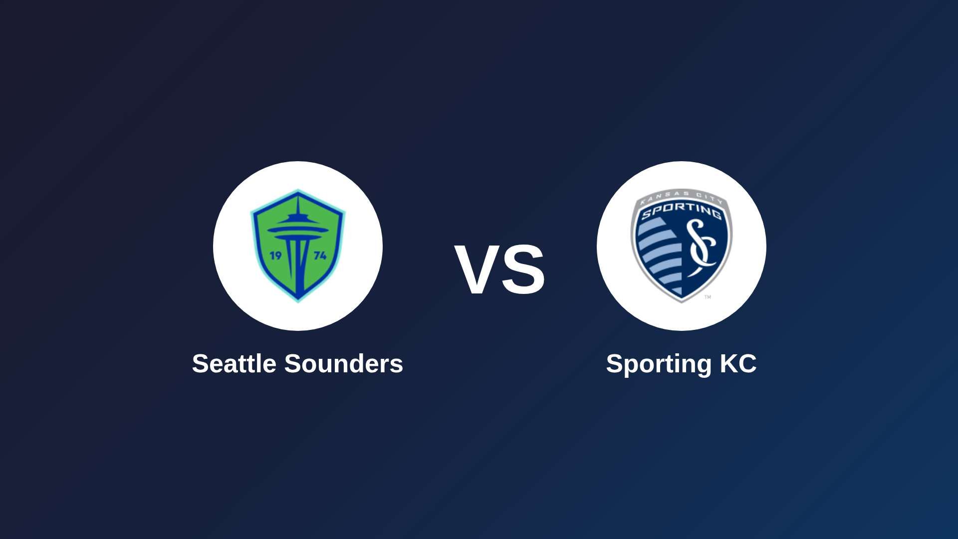 Seattle Sounders vs Sporting KC