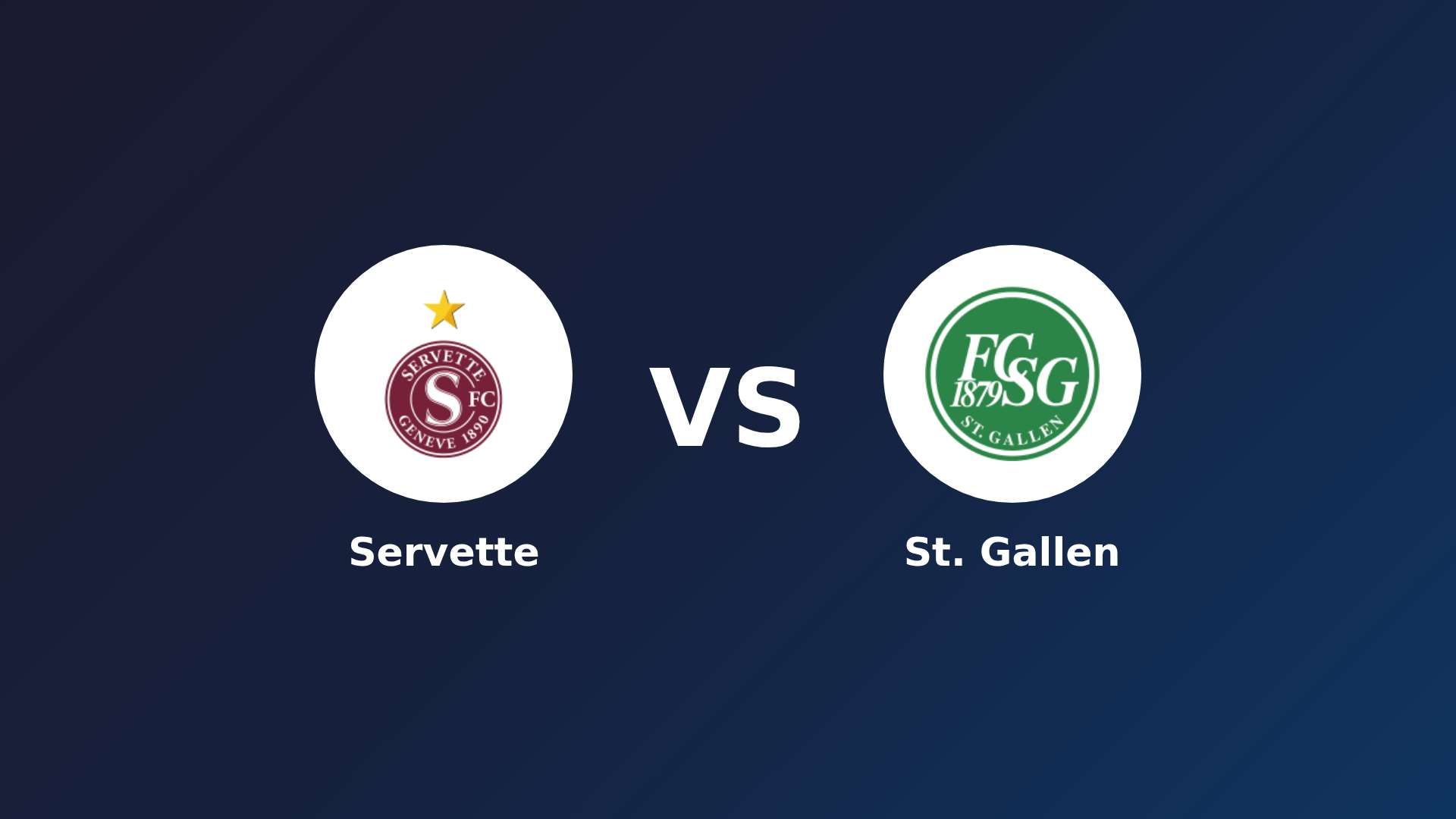 Servette vs St. Gallen
