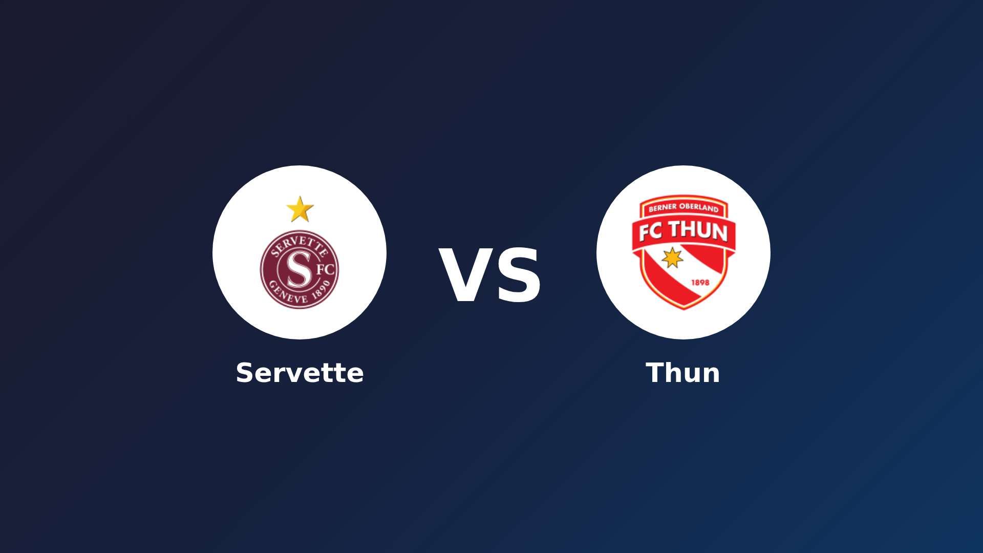Servette vs Thun