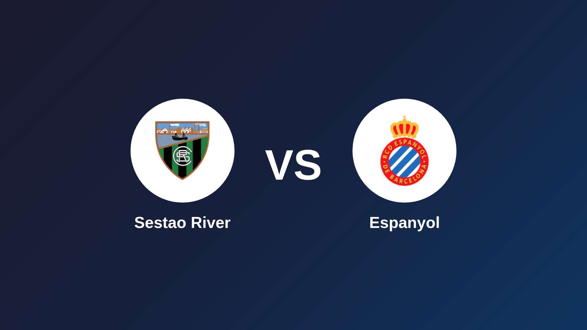 Sestao River vs Espanyol