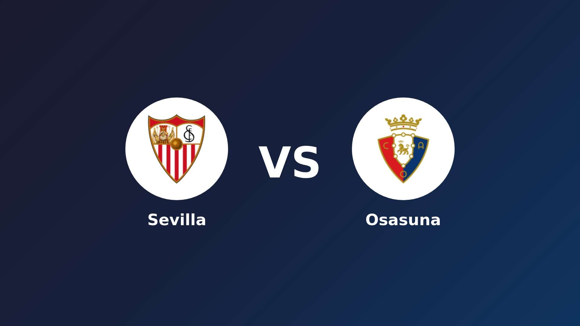Sevilla vs Osasuna