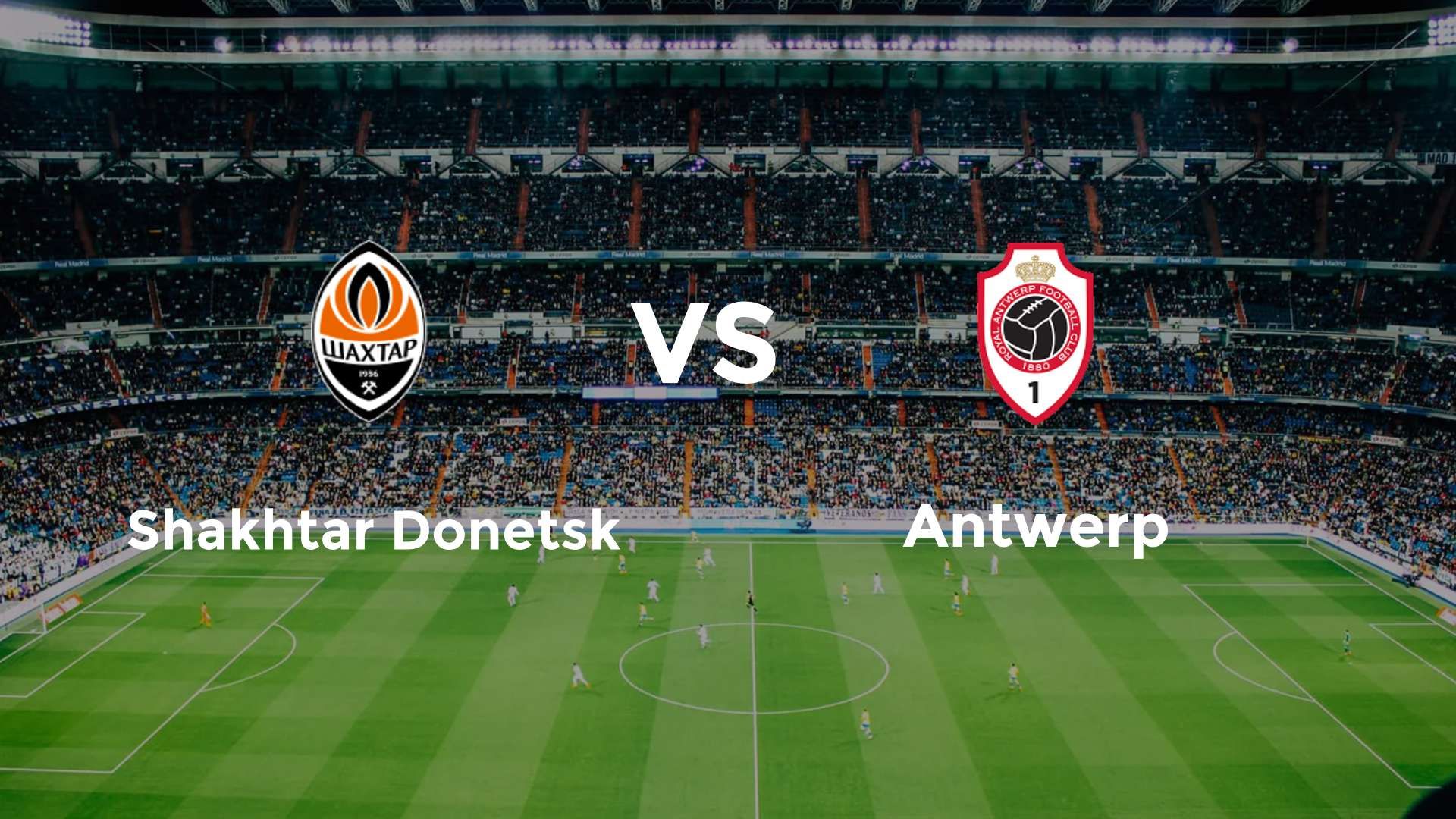 Shakhtar Donetsk vs Antwerp