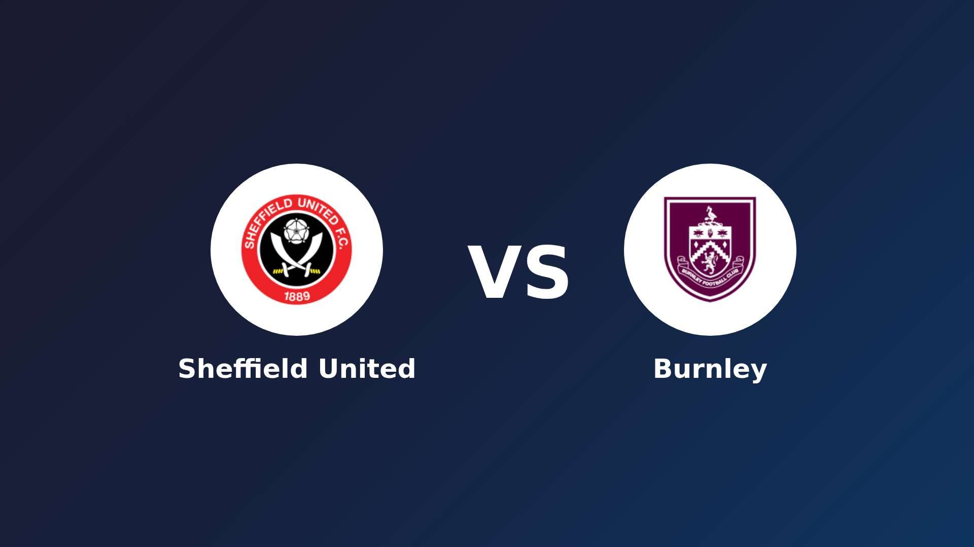 Sheffield United vs Burnley