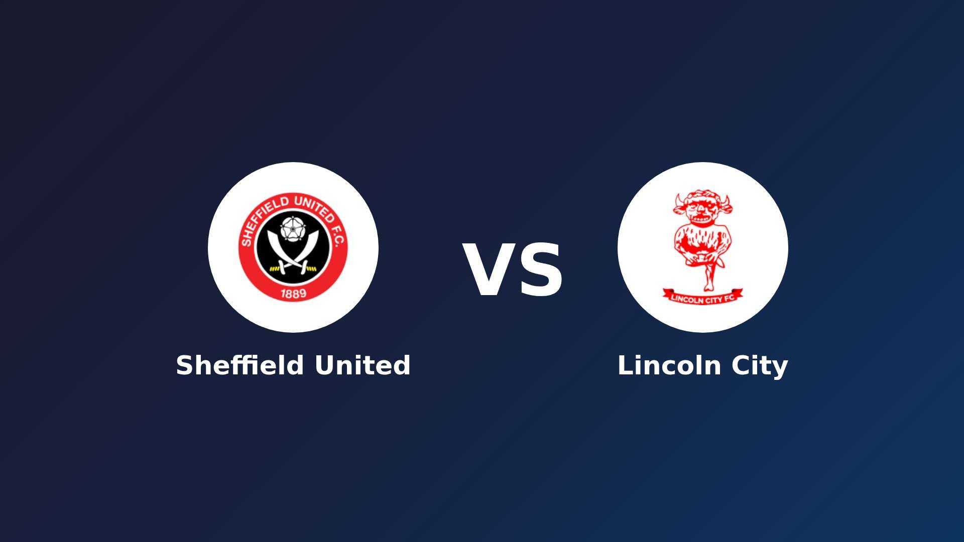 Sheffield United vs Lincoln City