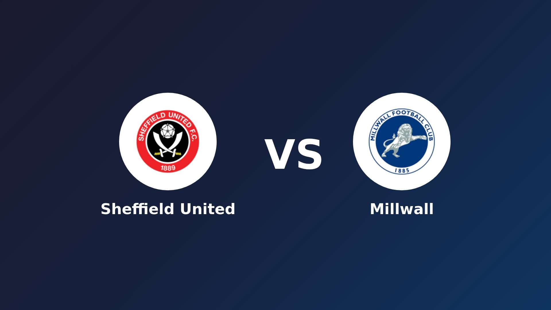 Sheffield United vs Millwall
