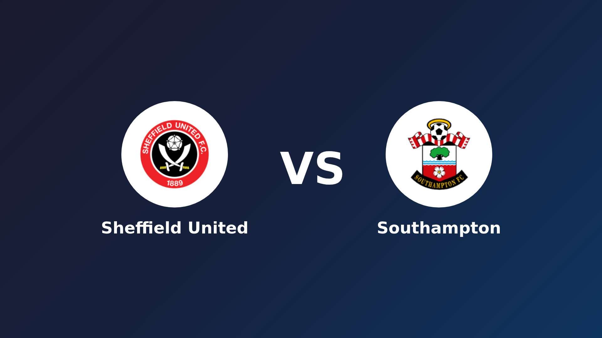 Sheffield United vs Southampton