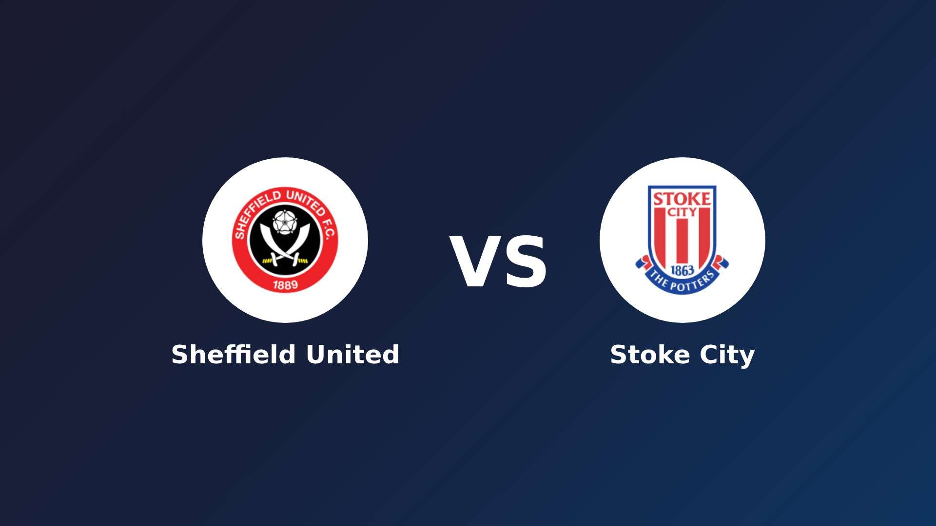 Sheffield United vs Stoke City
