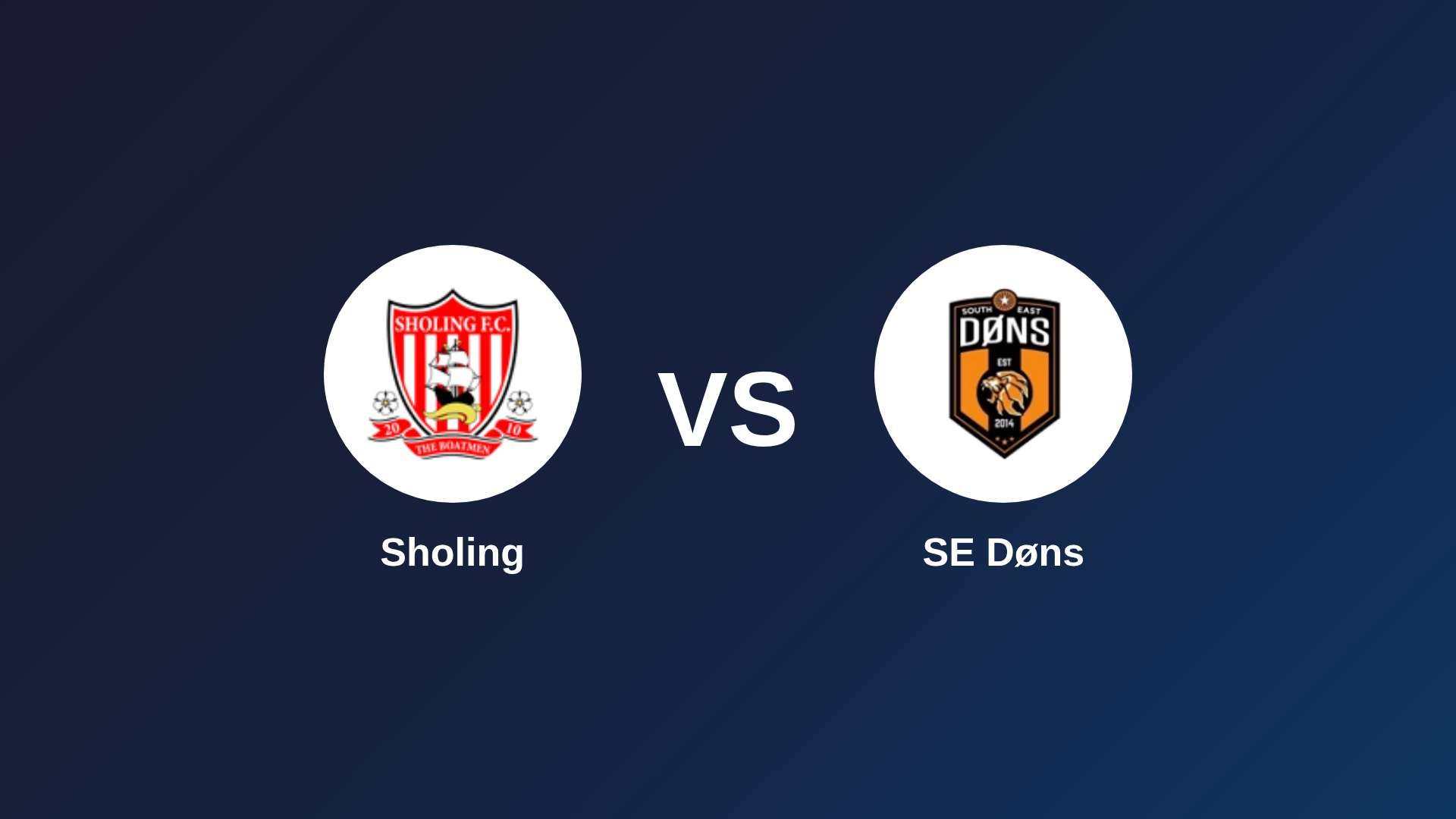 Sholing vs SE Døns