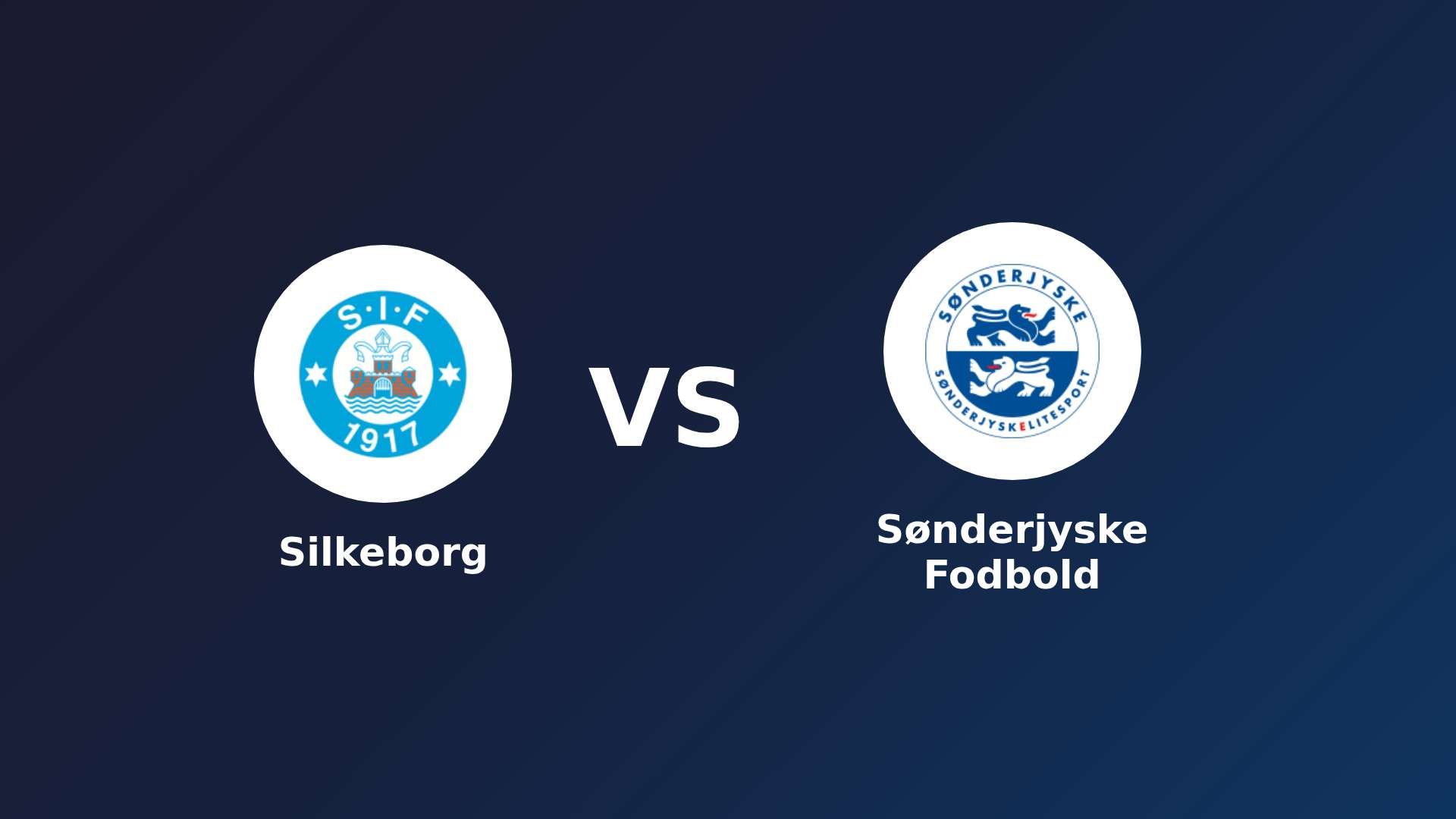 Silkeborg IF vs Sønderjyske Fodbold
