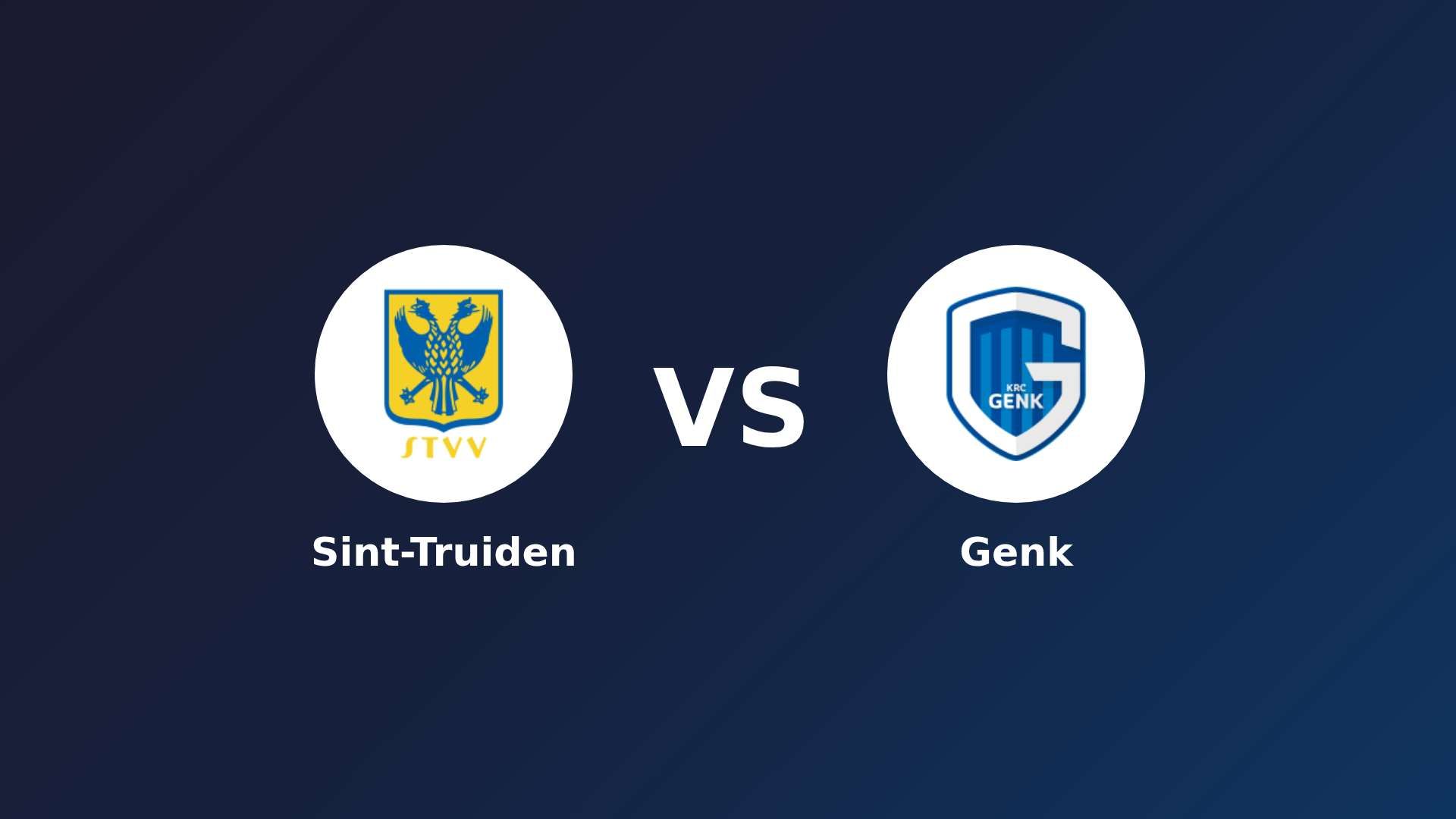 Sint-Truiden vs Genk